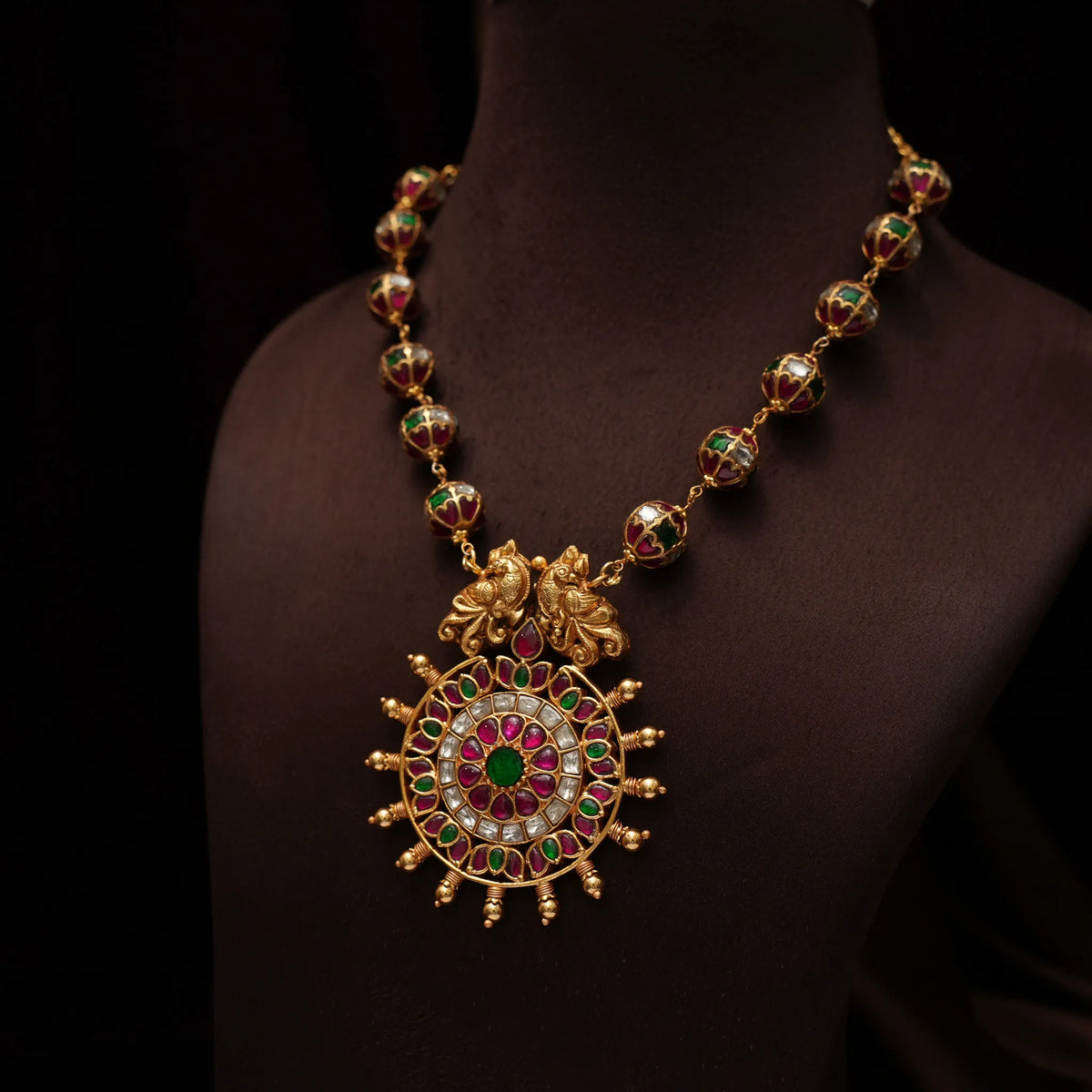 Aadhirai Silver Necklace