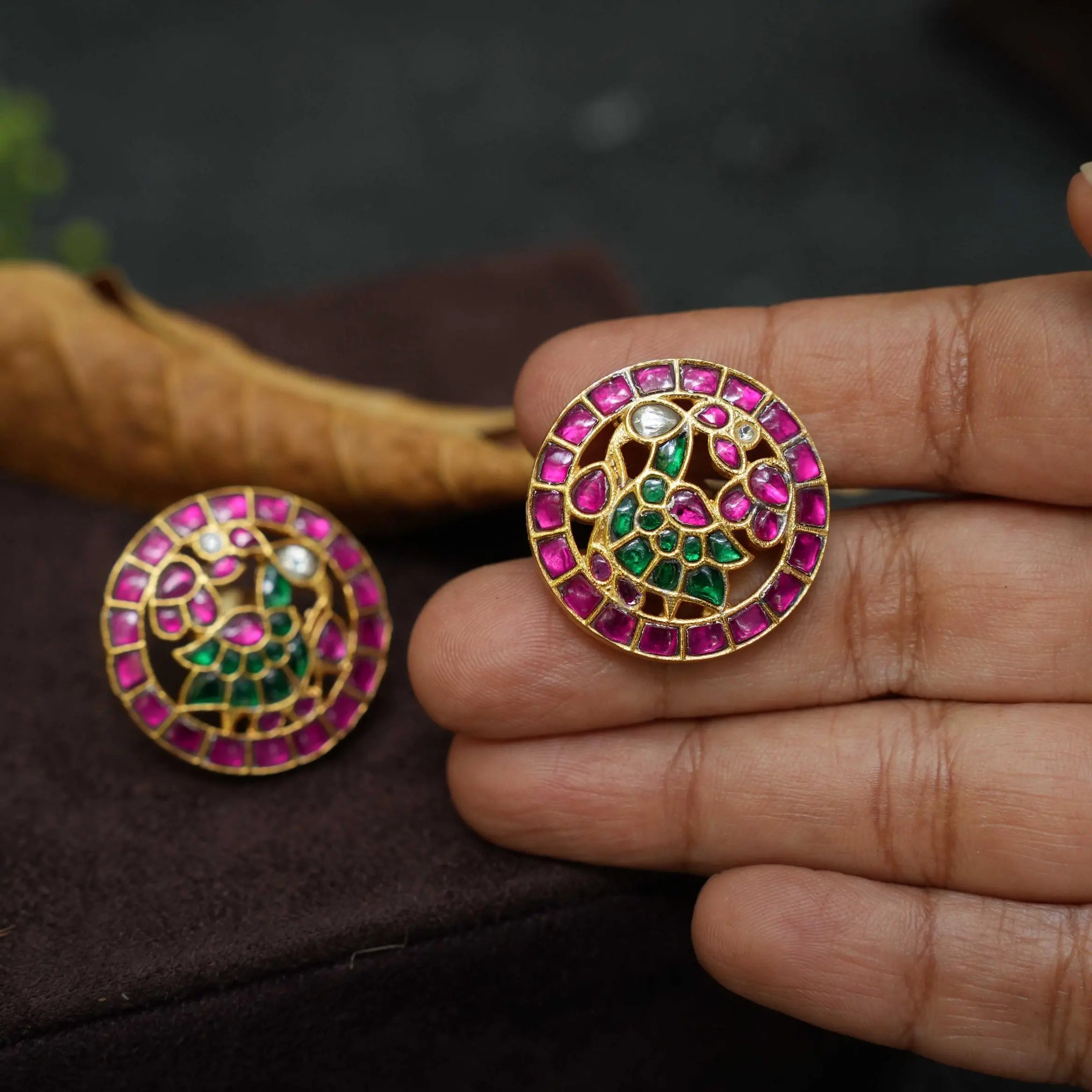 Aadrika Polki Ear stud