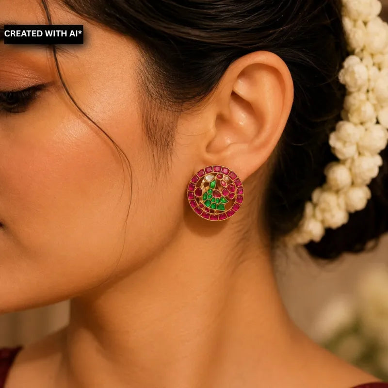 Aadrika Polki Ear stud