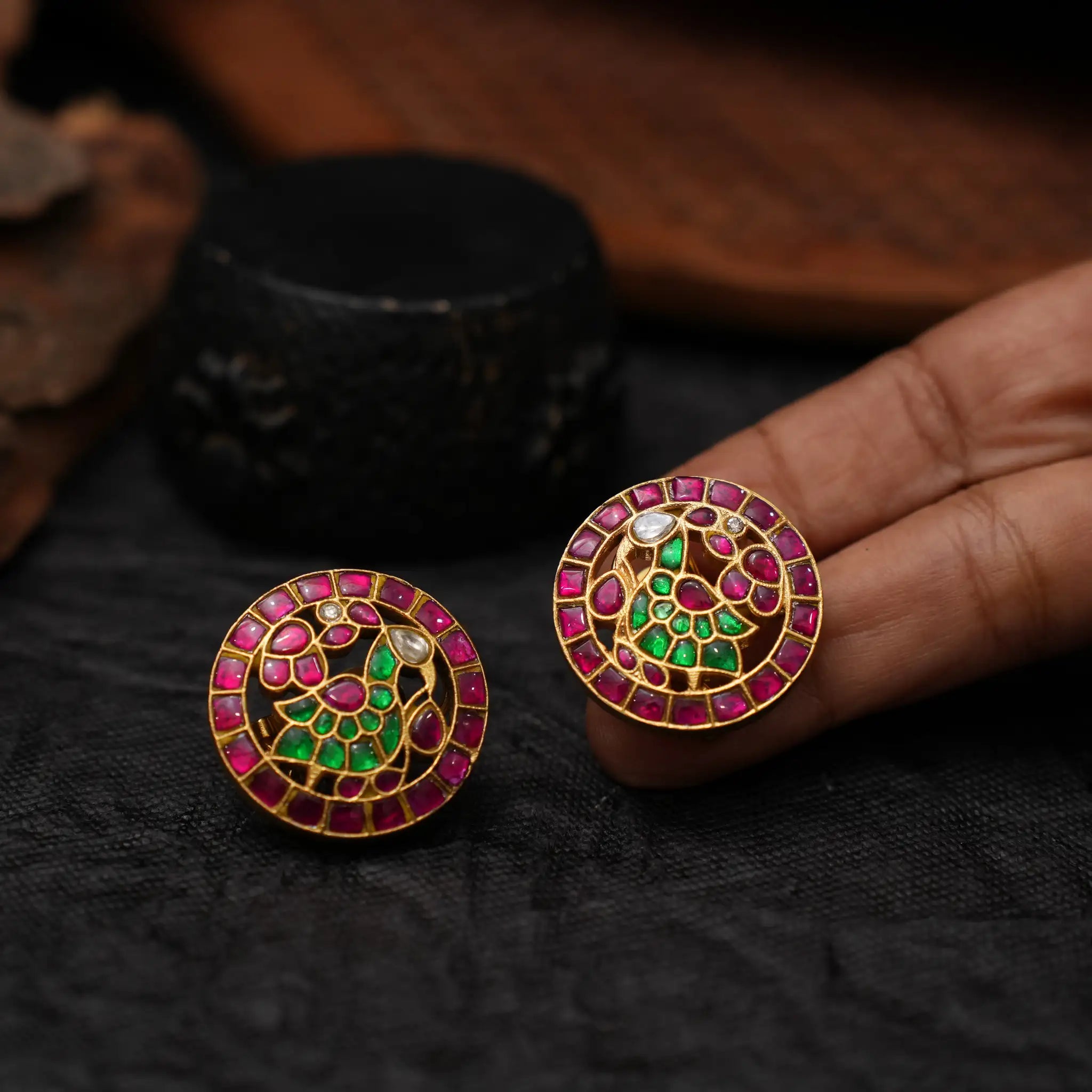 Aadrika Polki Ear stud