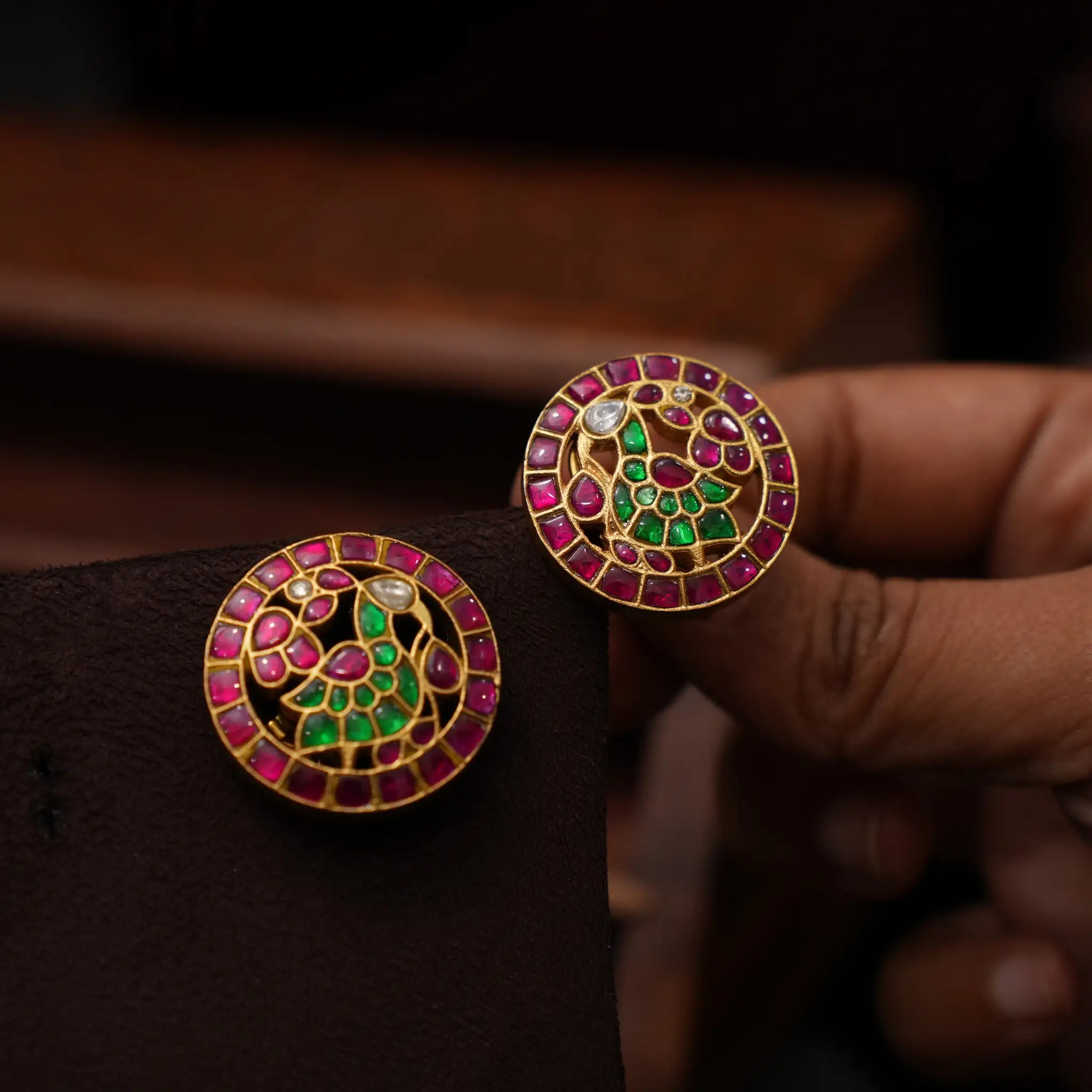 Aadrika Polki Ear stud