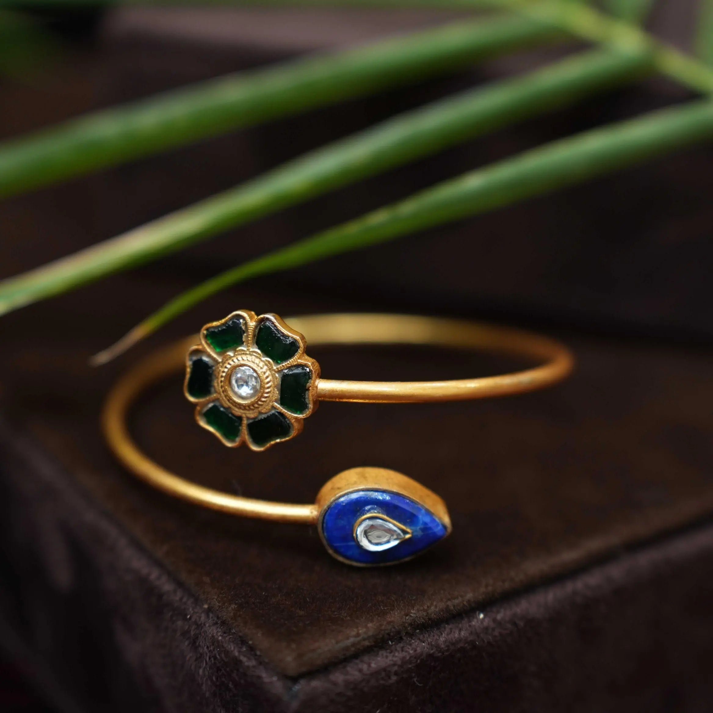 Aadya Silver Kada Bangle