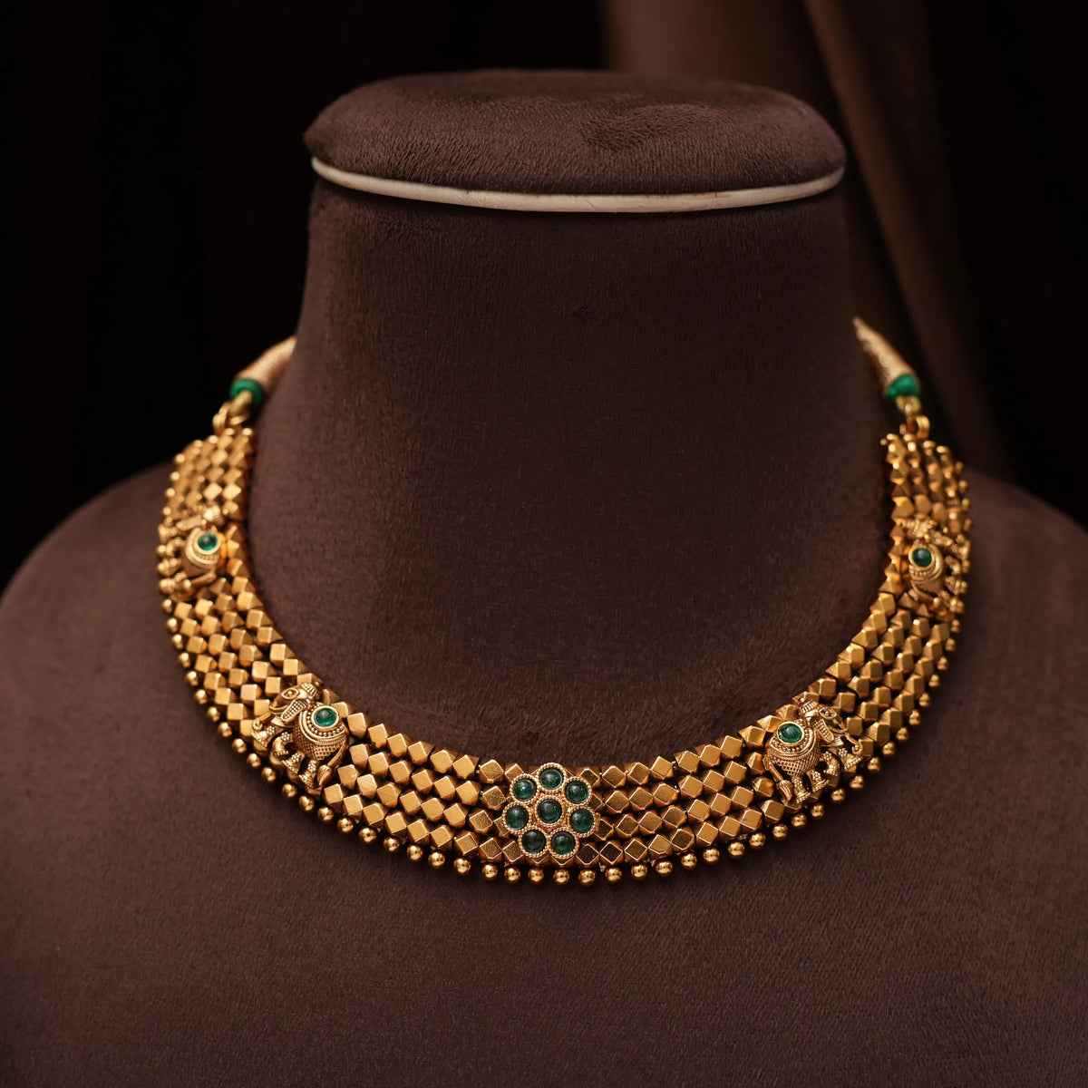 Aardita Antique Choker - Green
