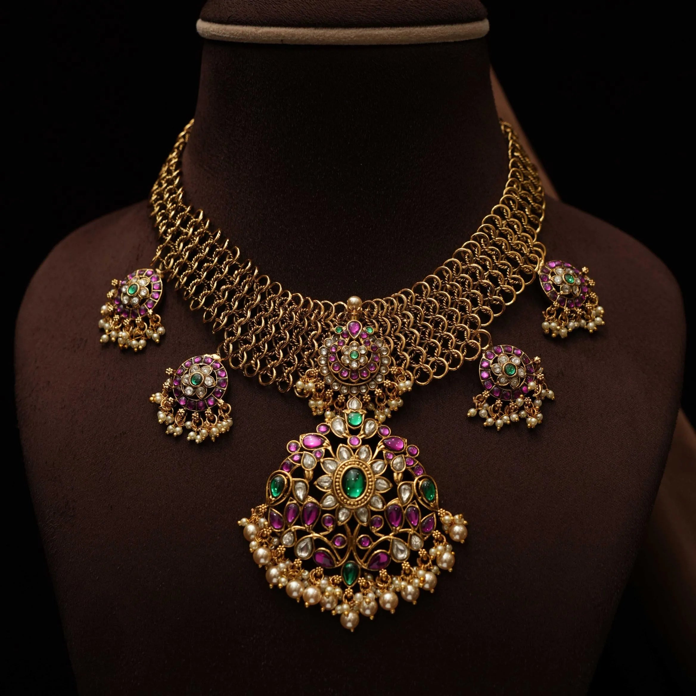Aarjav Antique Necklace - Short