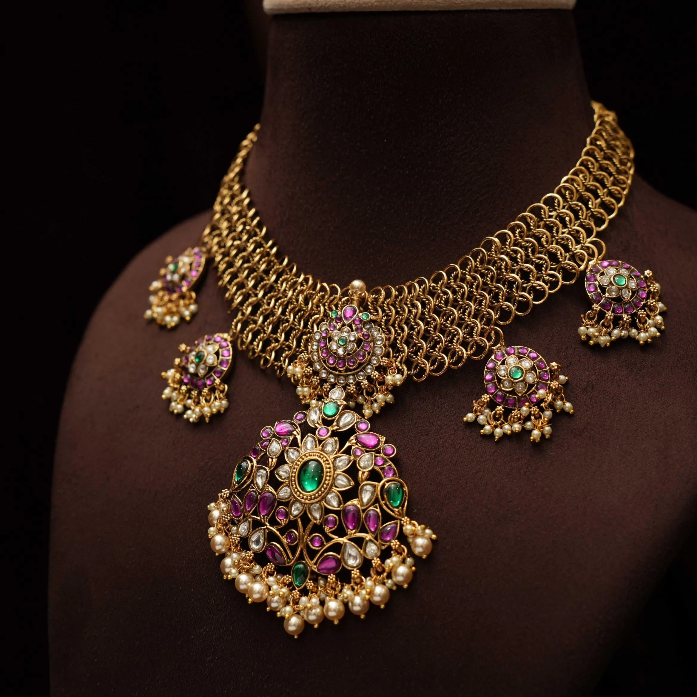 Aarjav Antique Necklace - Short