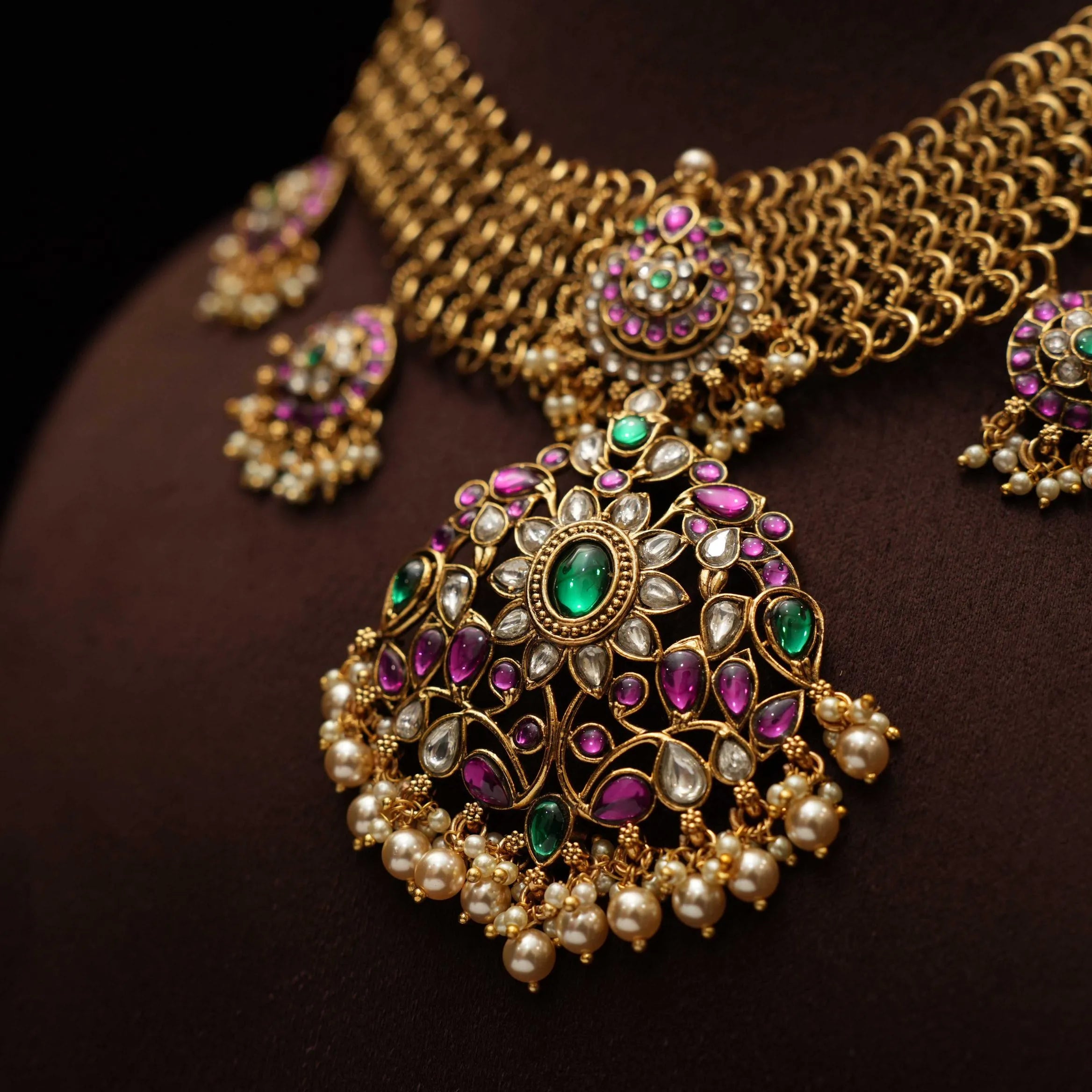 Aarjav Antique Necklace - Short
