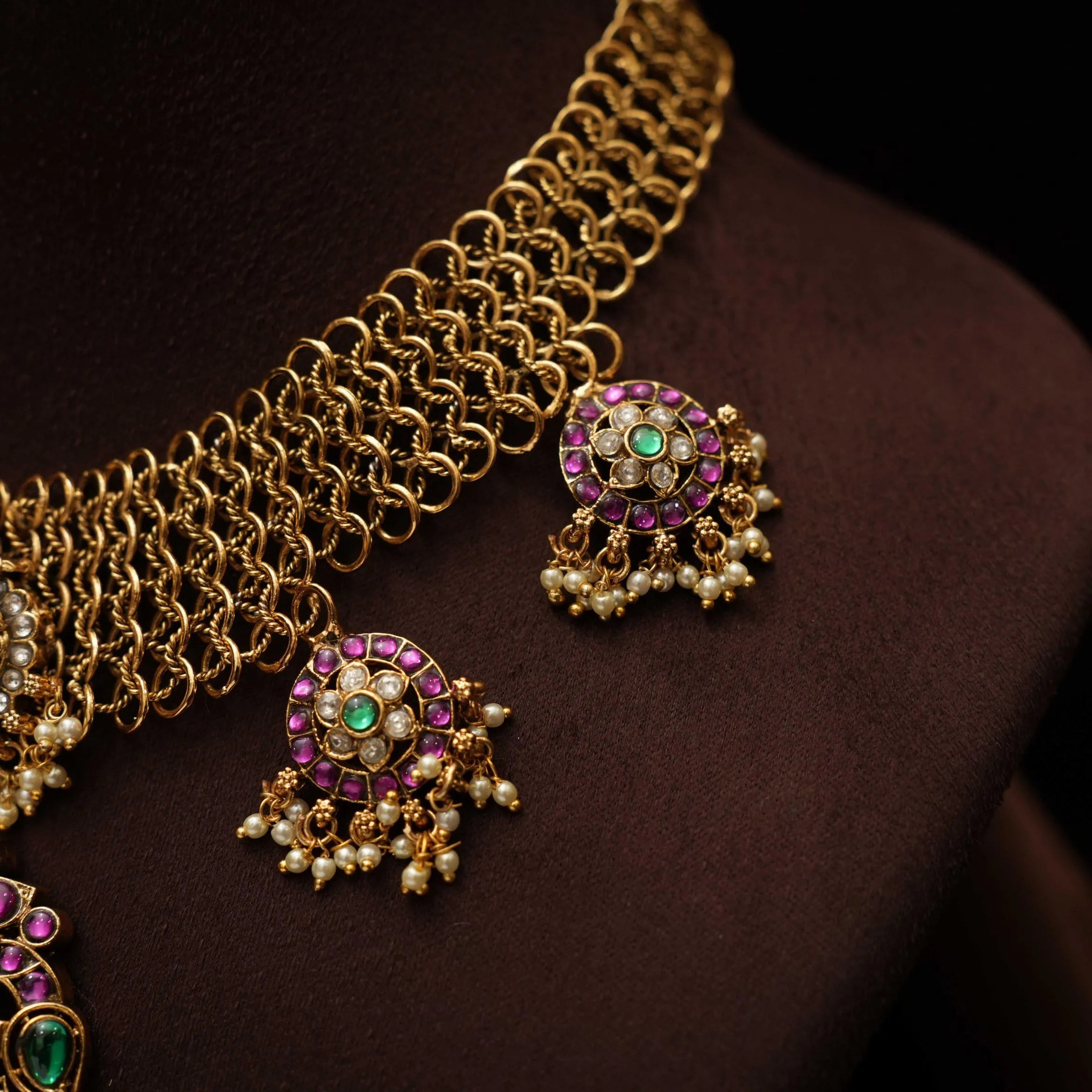 Aarjav Antique Necklace - Short