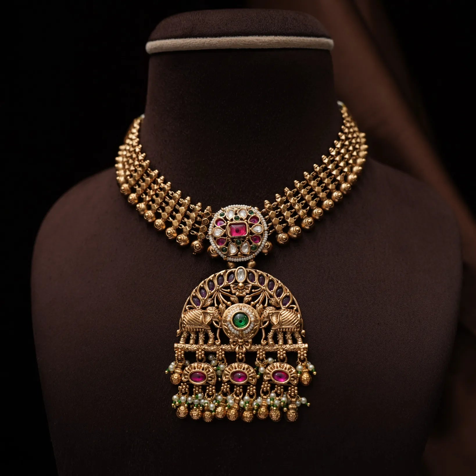 Aaruthira Antique Necklace