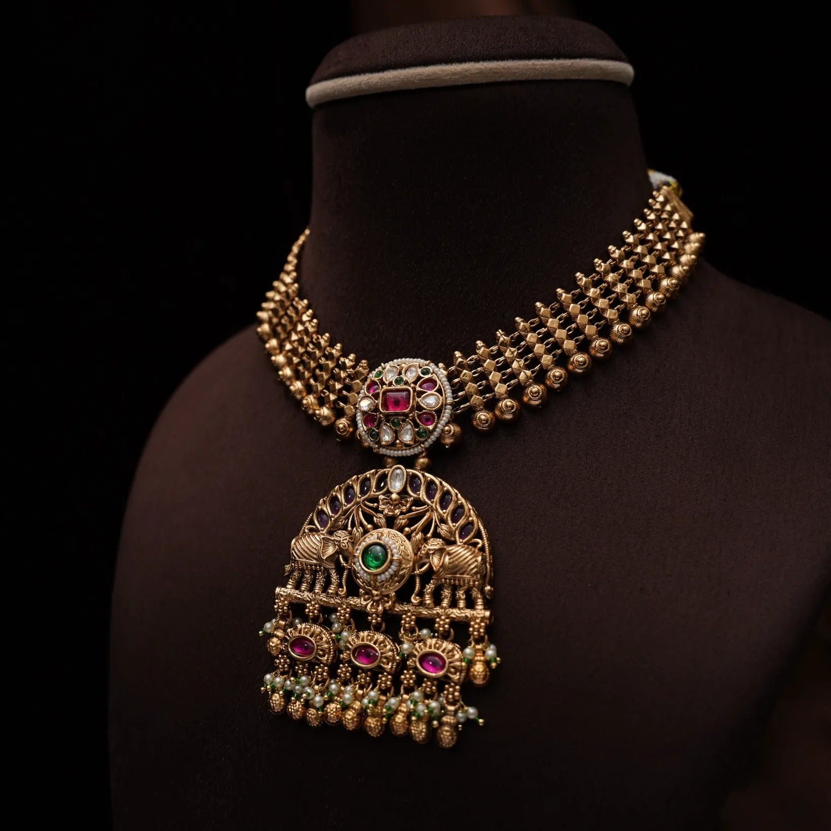 Aaruthira Antique Necklace