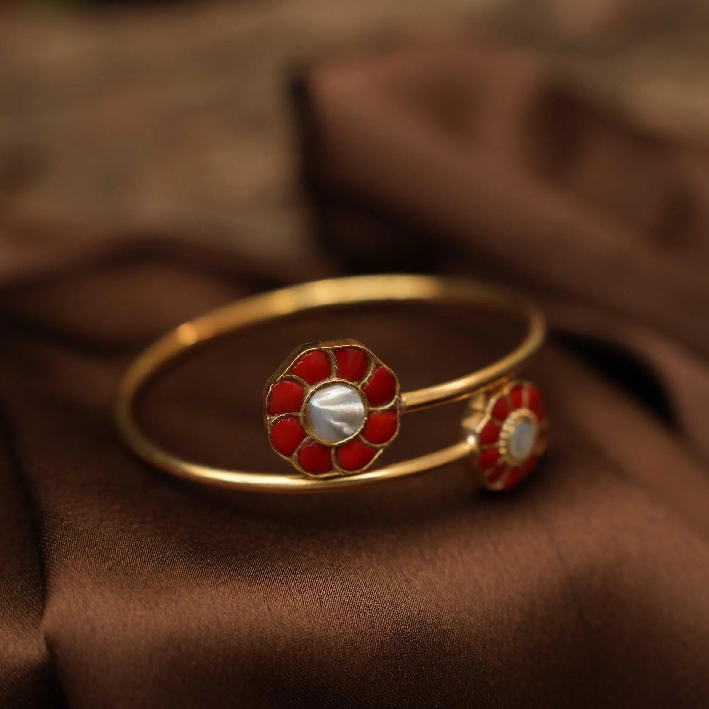 Aarvika Silver Kada Bangle