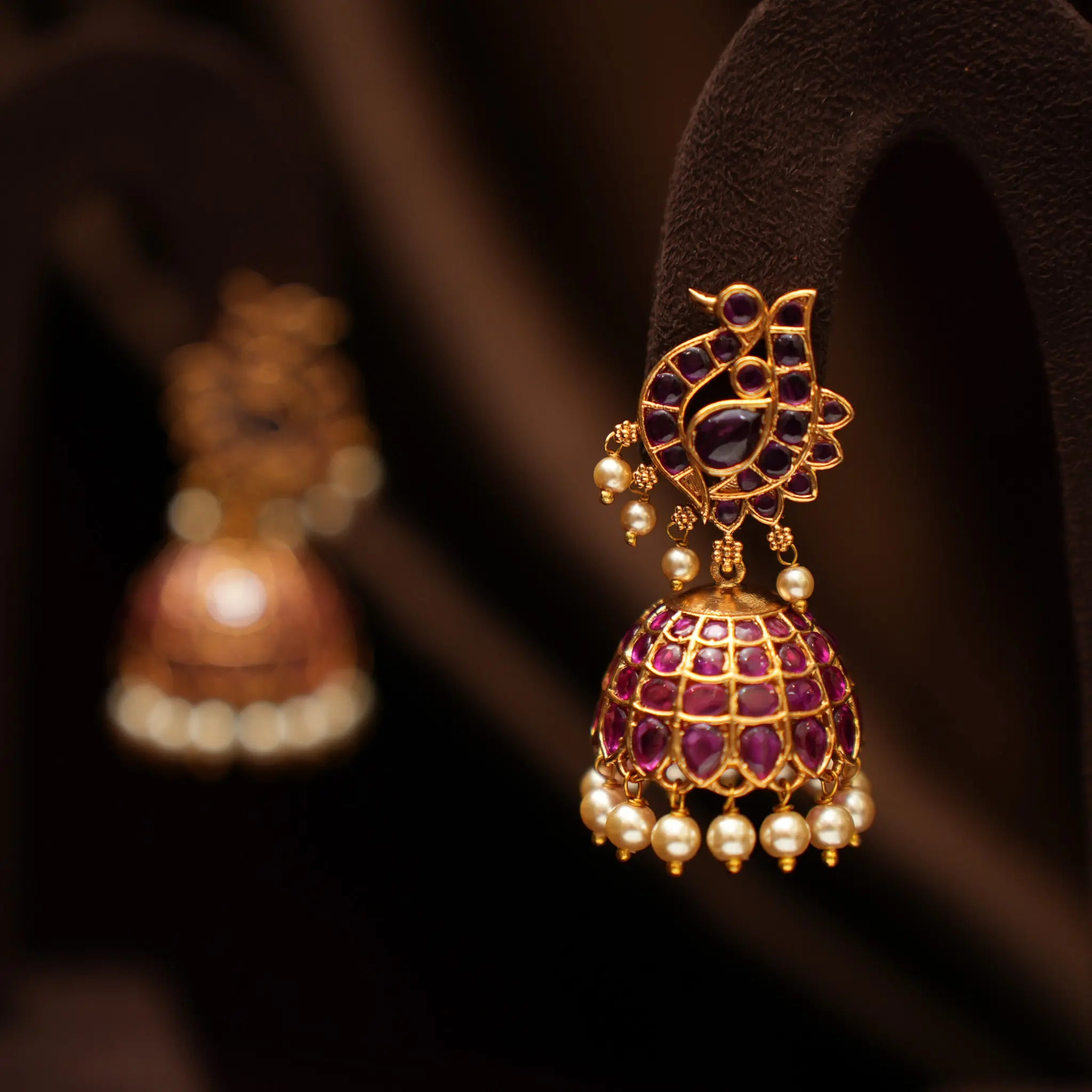 Aavya Antique Jhumka Earrings