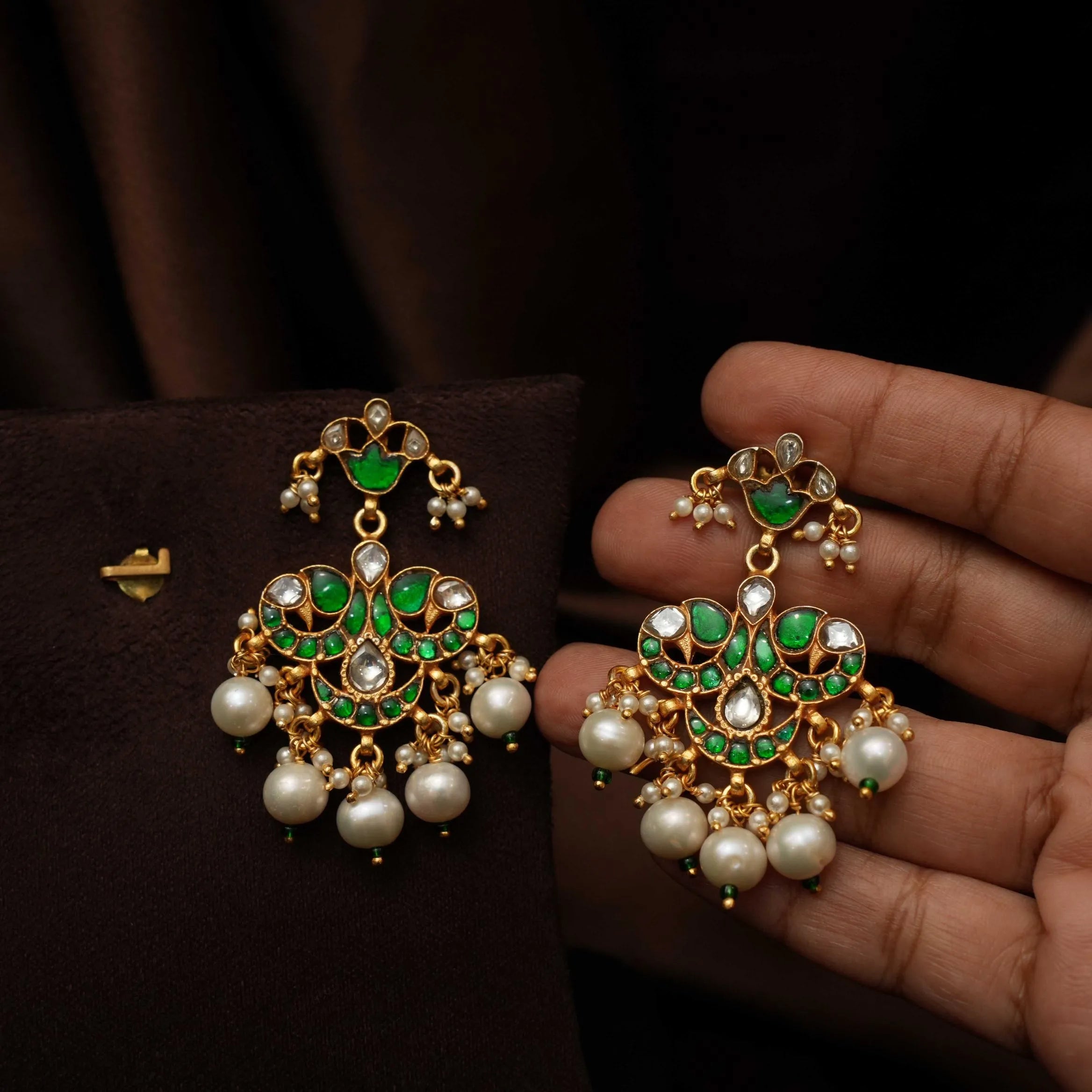 Abhisha Silver Earrings