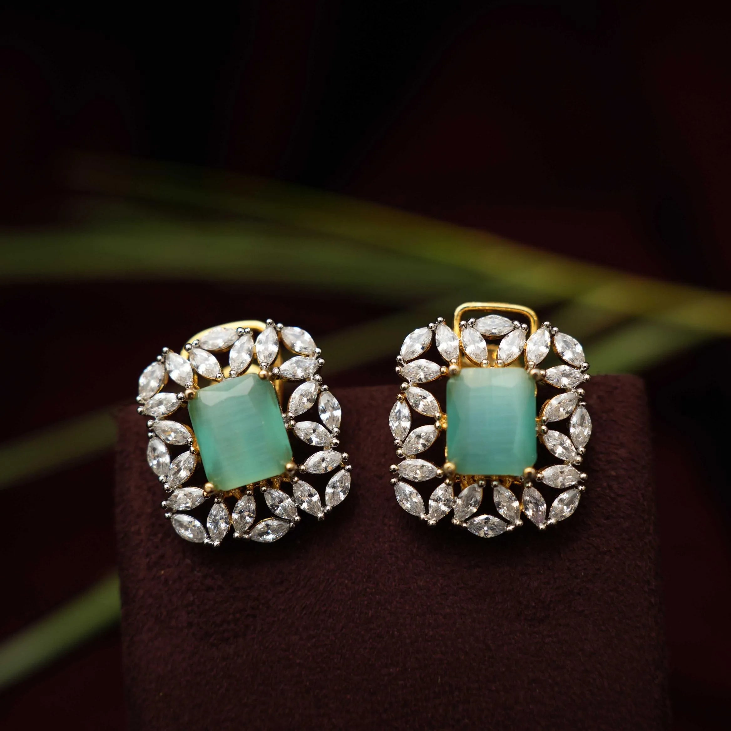 Abisha Beaded Polki Choker - Pastel Blue - Rimli Boutique