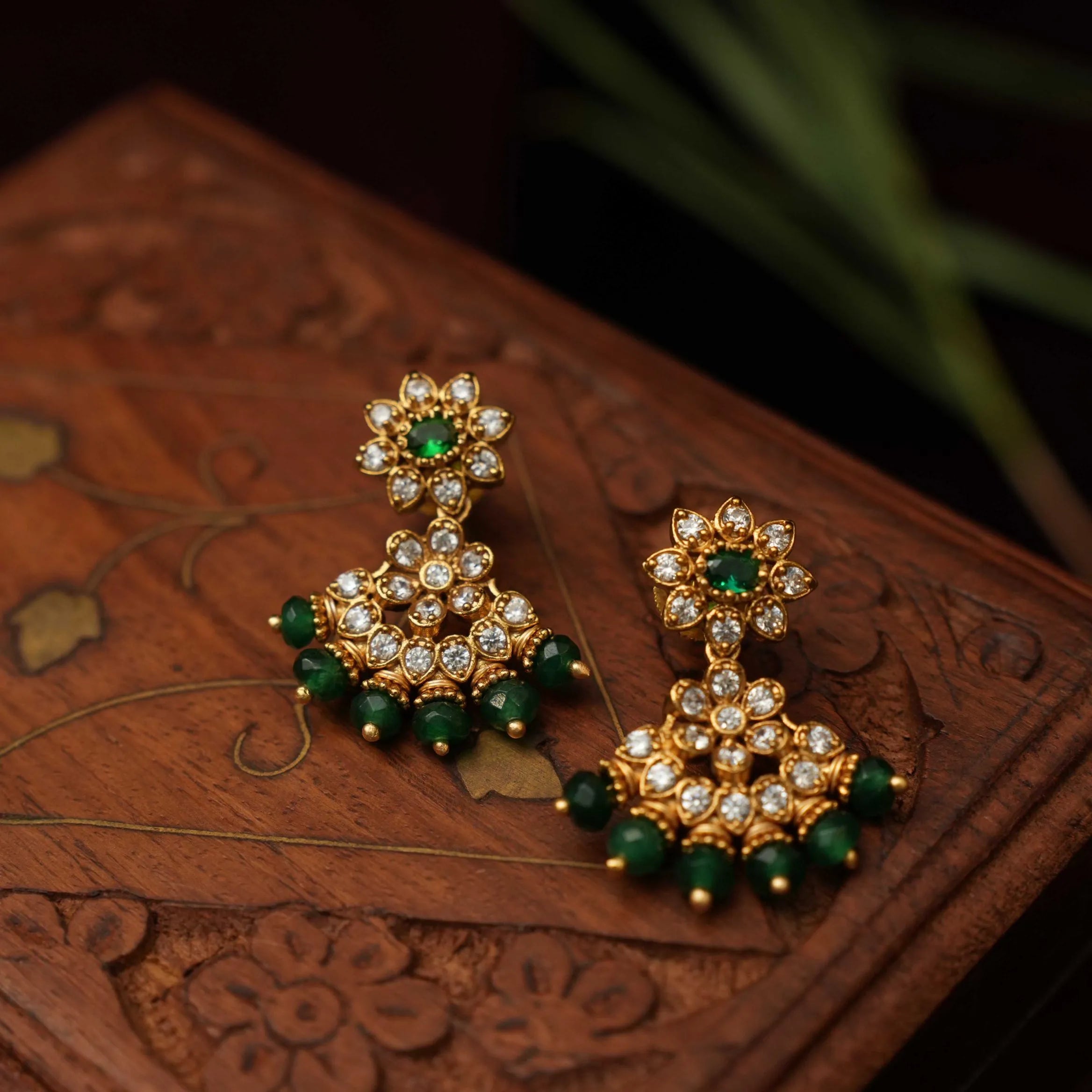 Achala Polki Designer Earrings