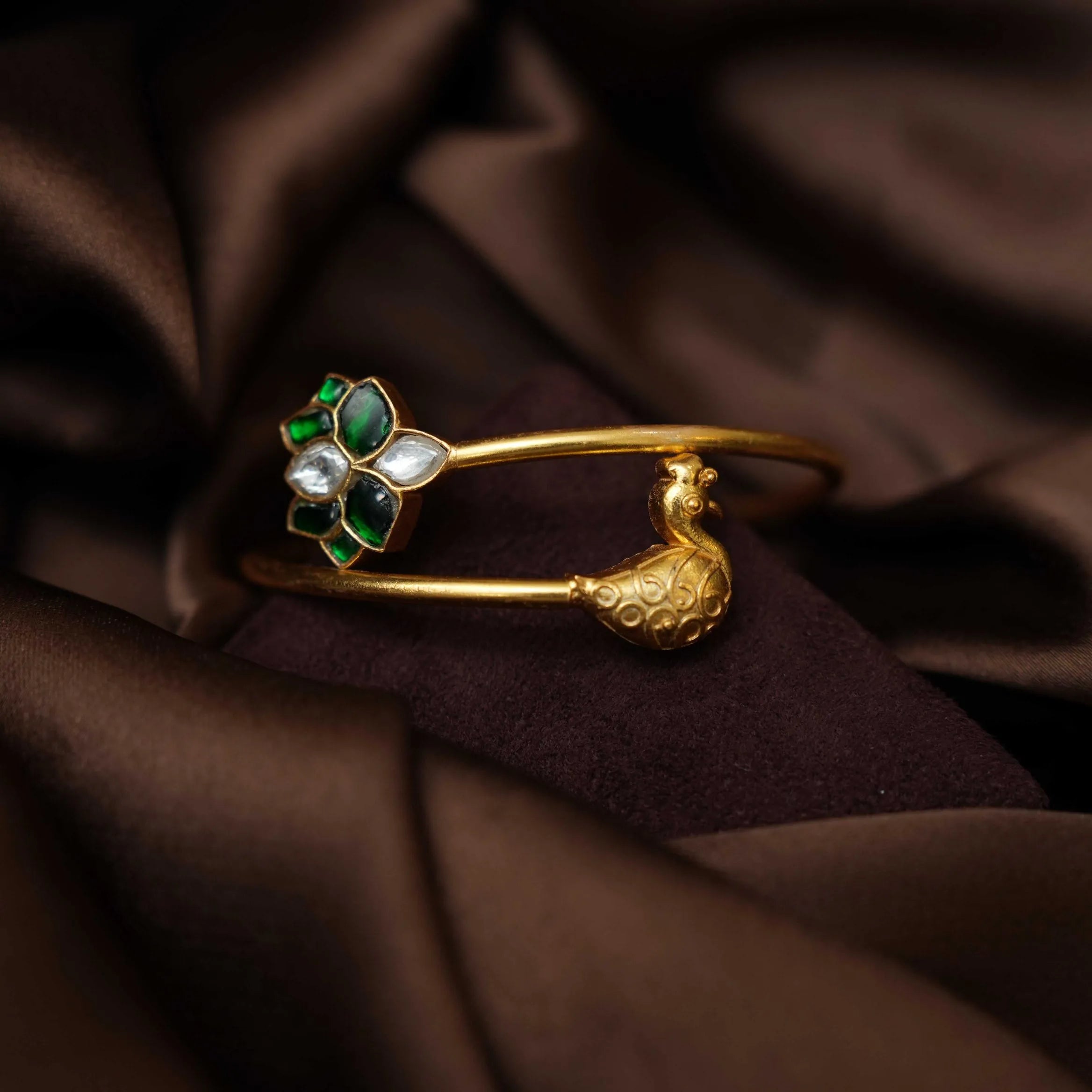 Adya Silver Kada Bangle