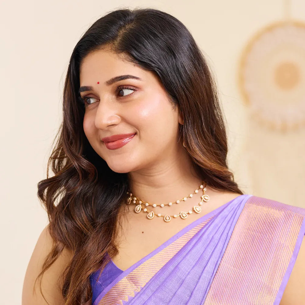 Aira White Stone Necklace - Rimli Boutique