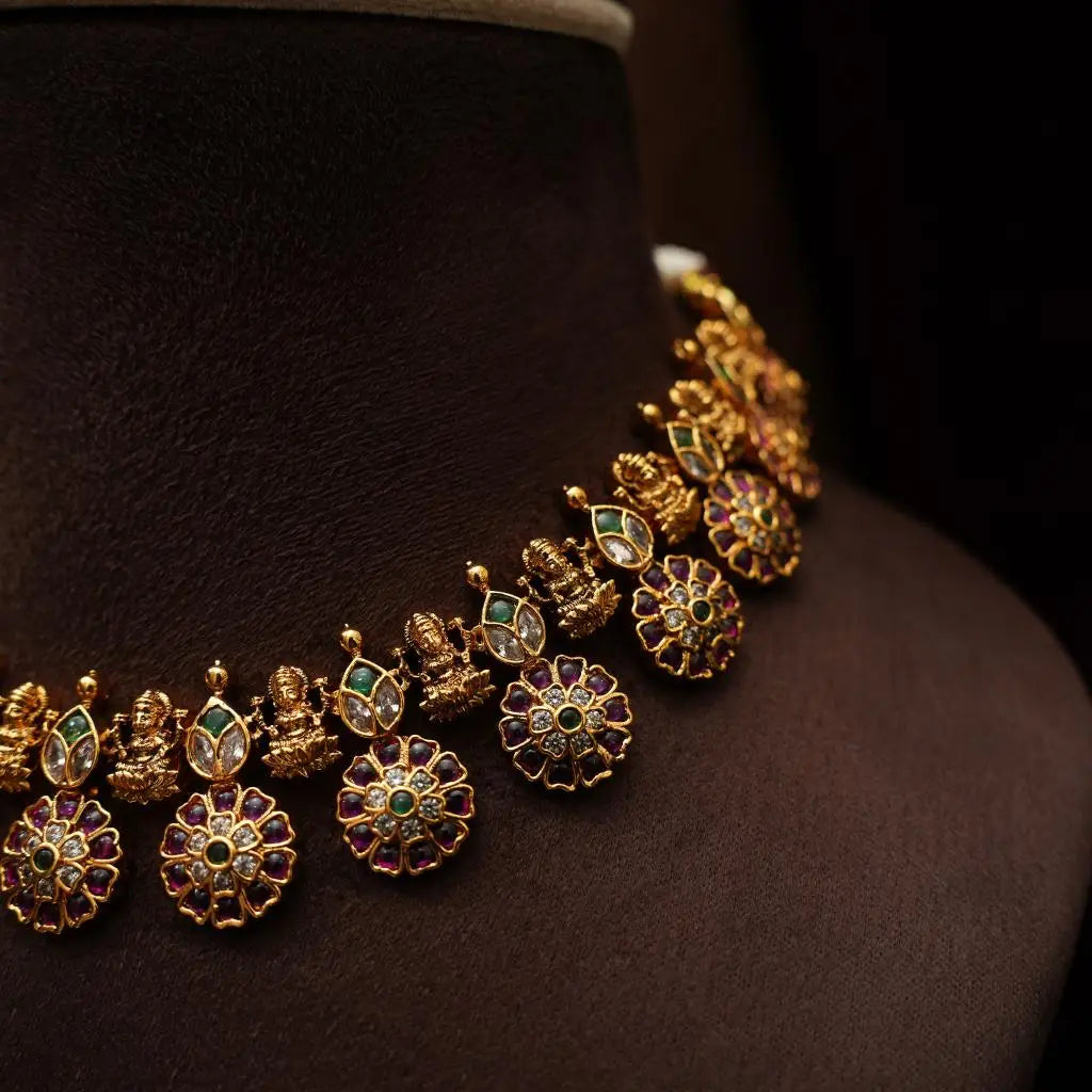 Aishani Antique Necklace - Short