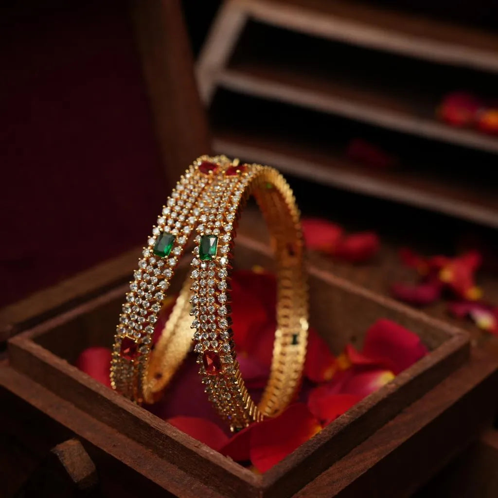 Aishani Zircon Bangles
