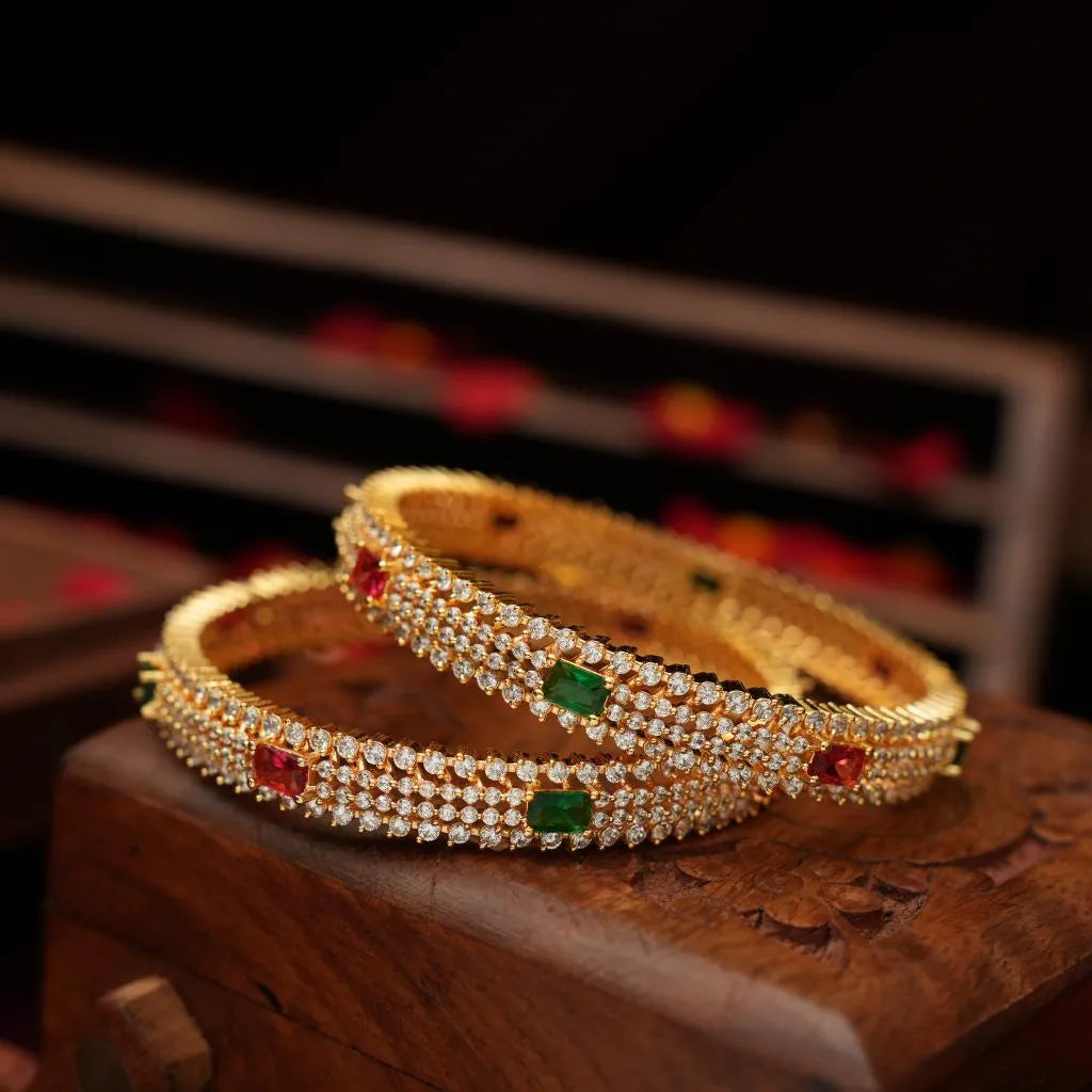 Aishani Zircon Bangles