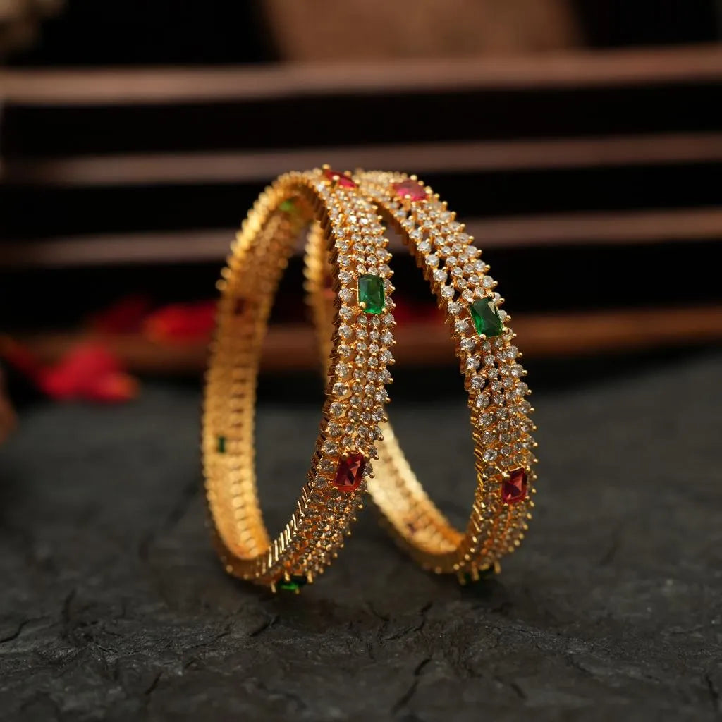 Aishani Zircon Bangles