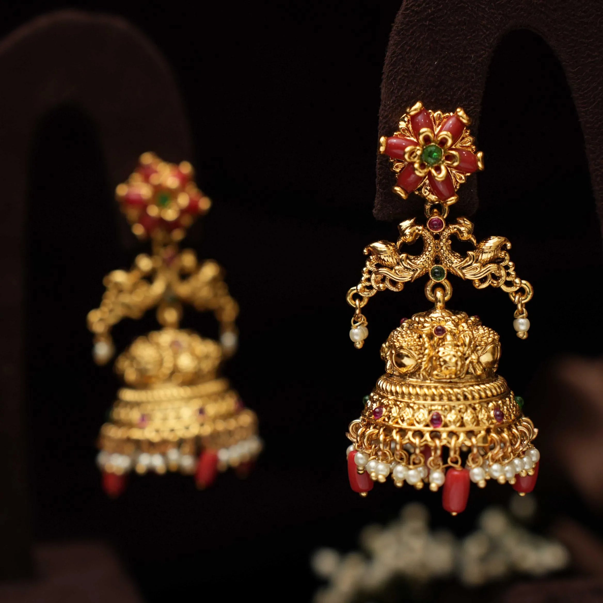 Ajanta Antique Jhumka Earrings