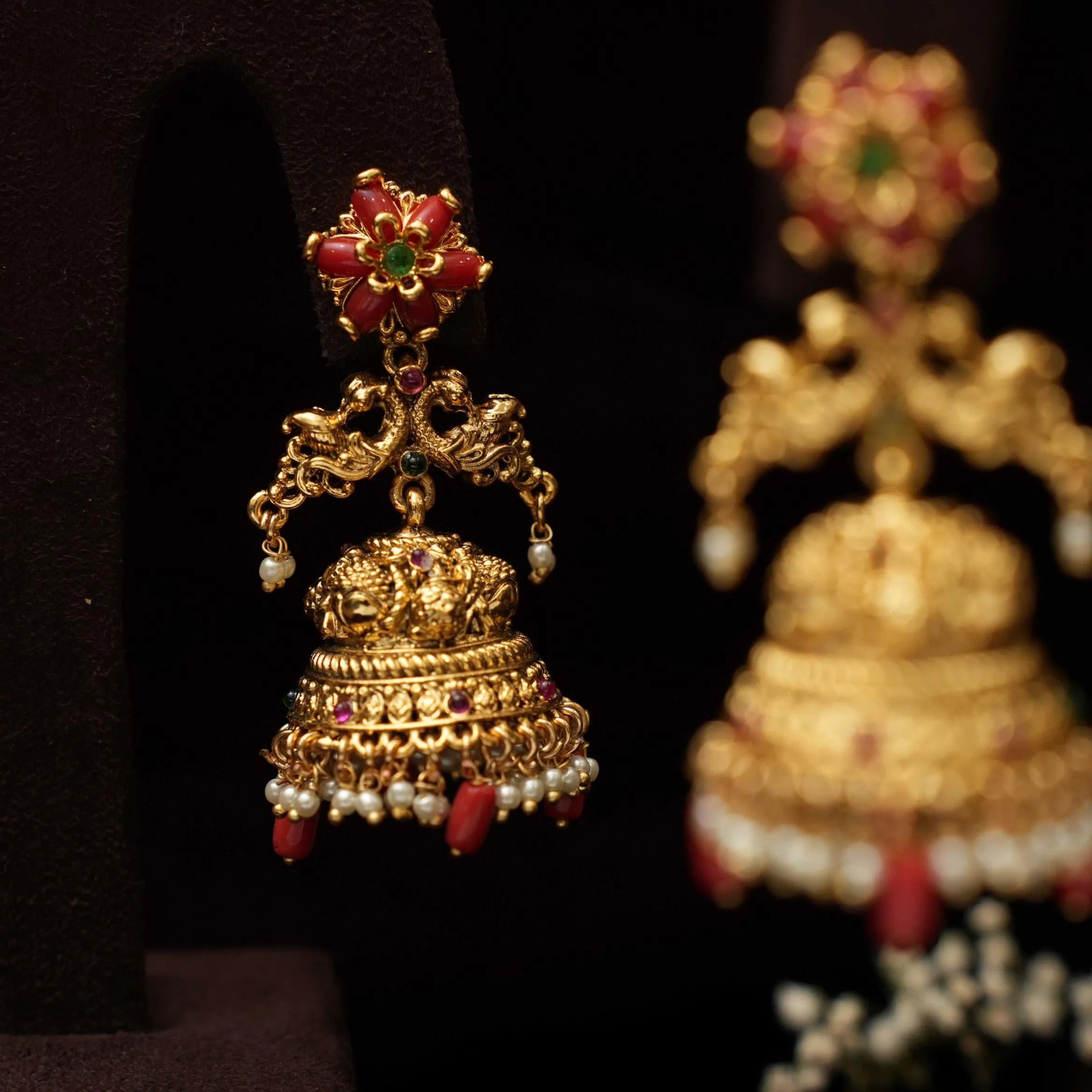Ajanta Antique Jhumka Earrings