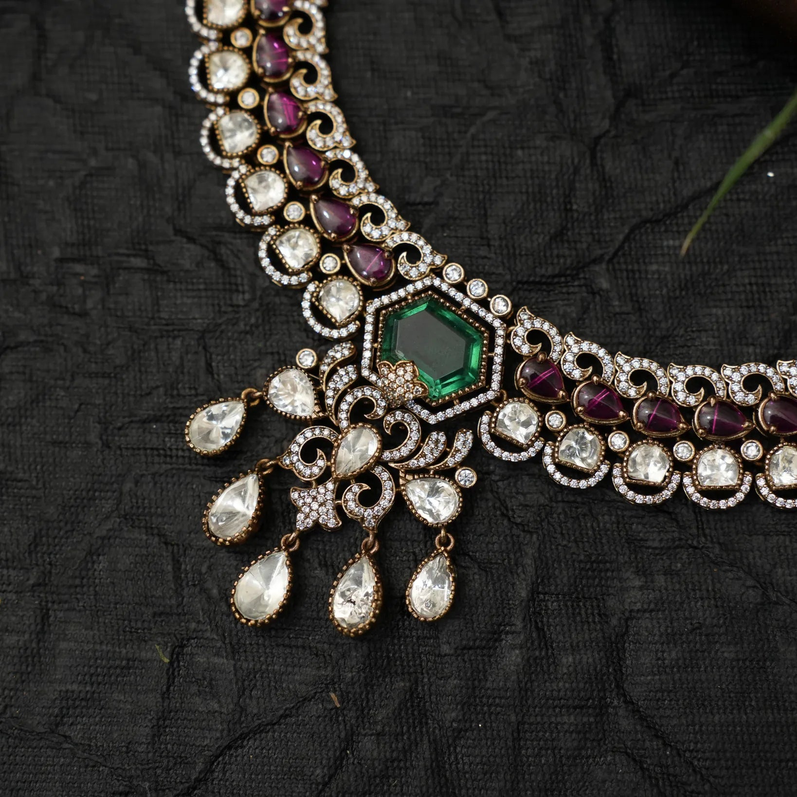 Akanksha Victorian Polki Necklace