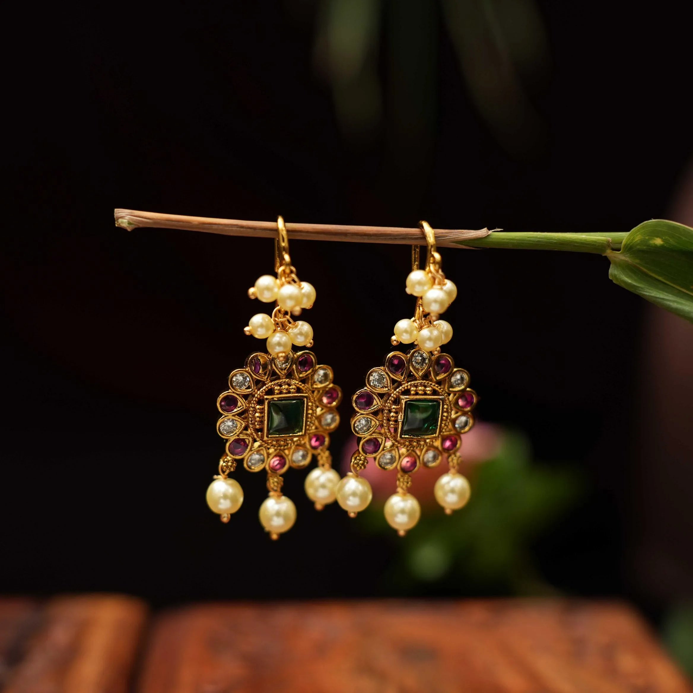 Akhila Antique Earrings