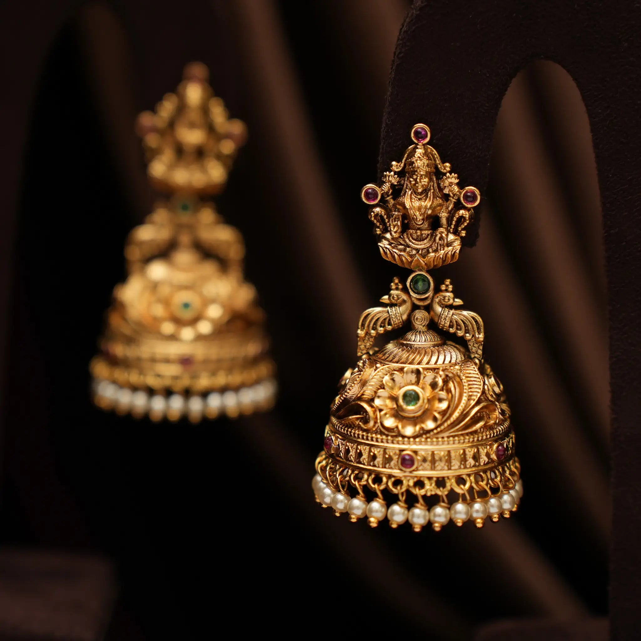 Amaira Antique Jhumka Earrings