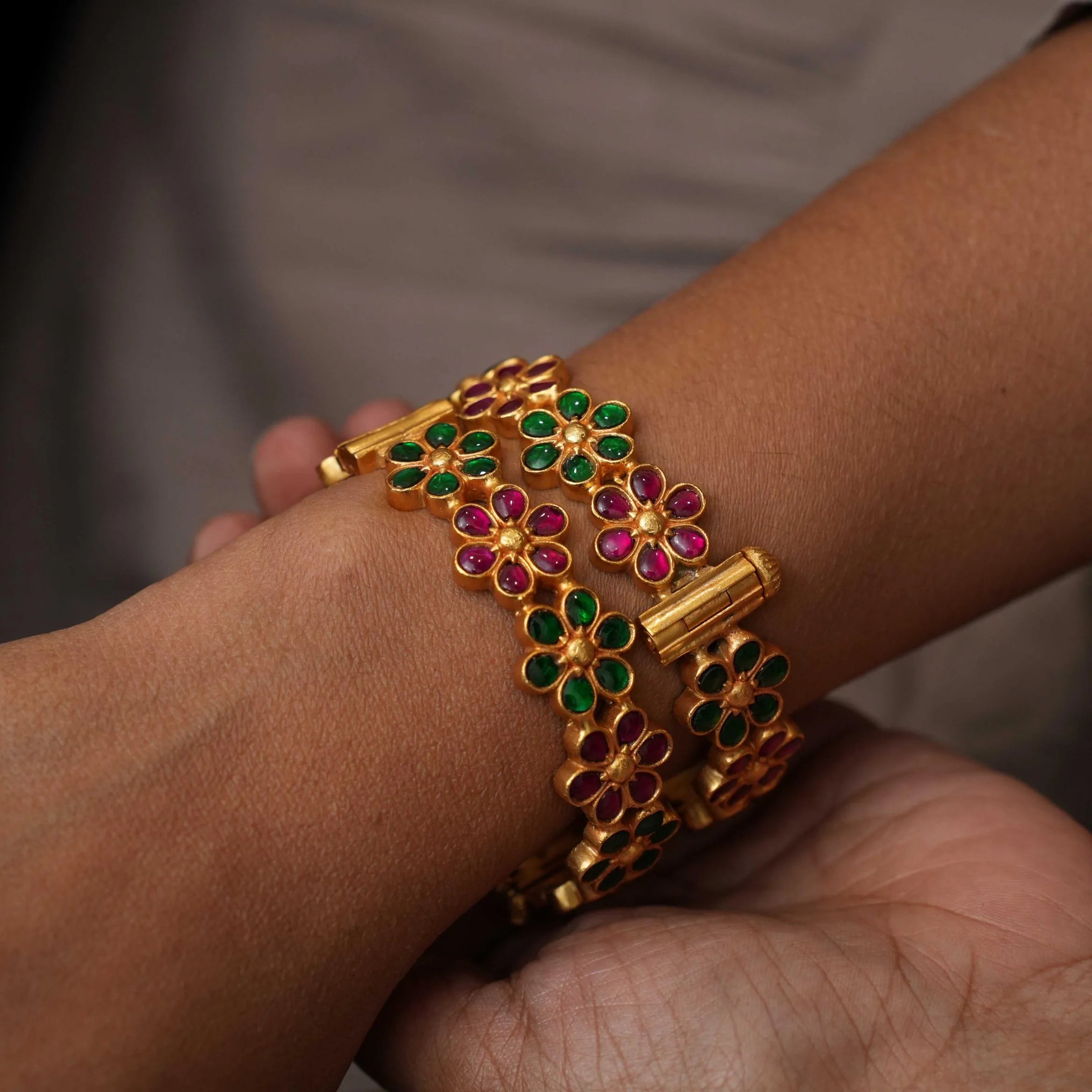 Amala Silver Bangles