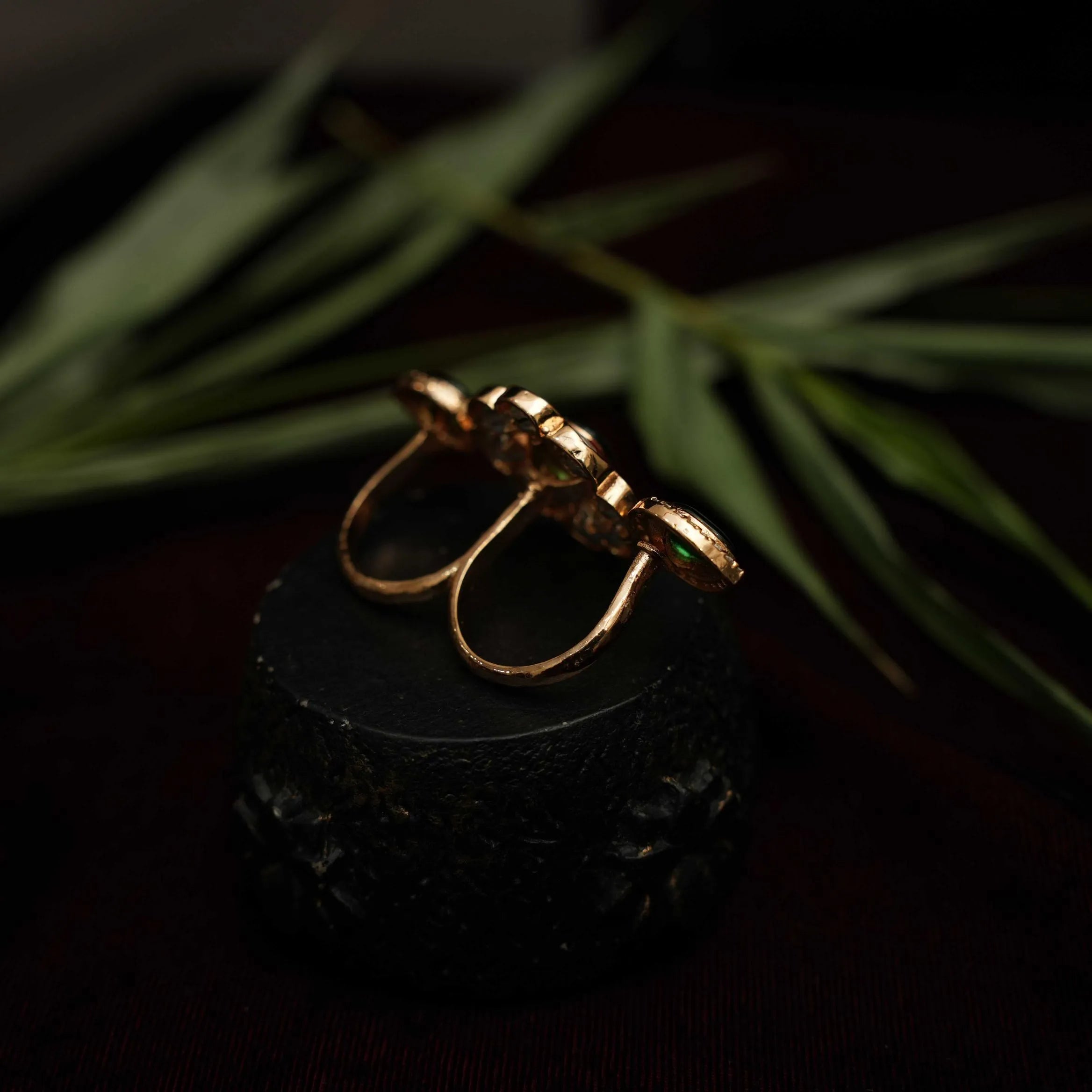 Amrita Polki Ring - Red