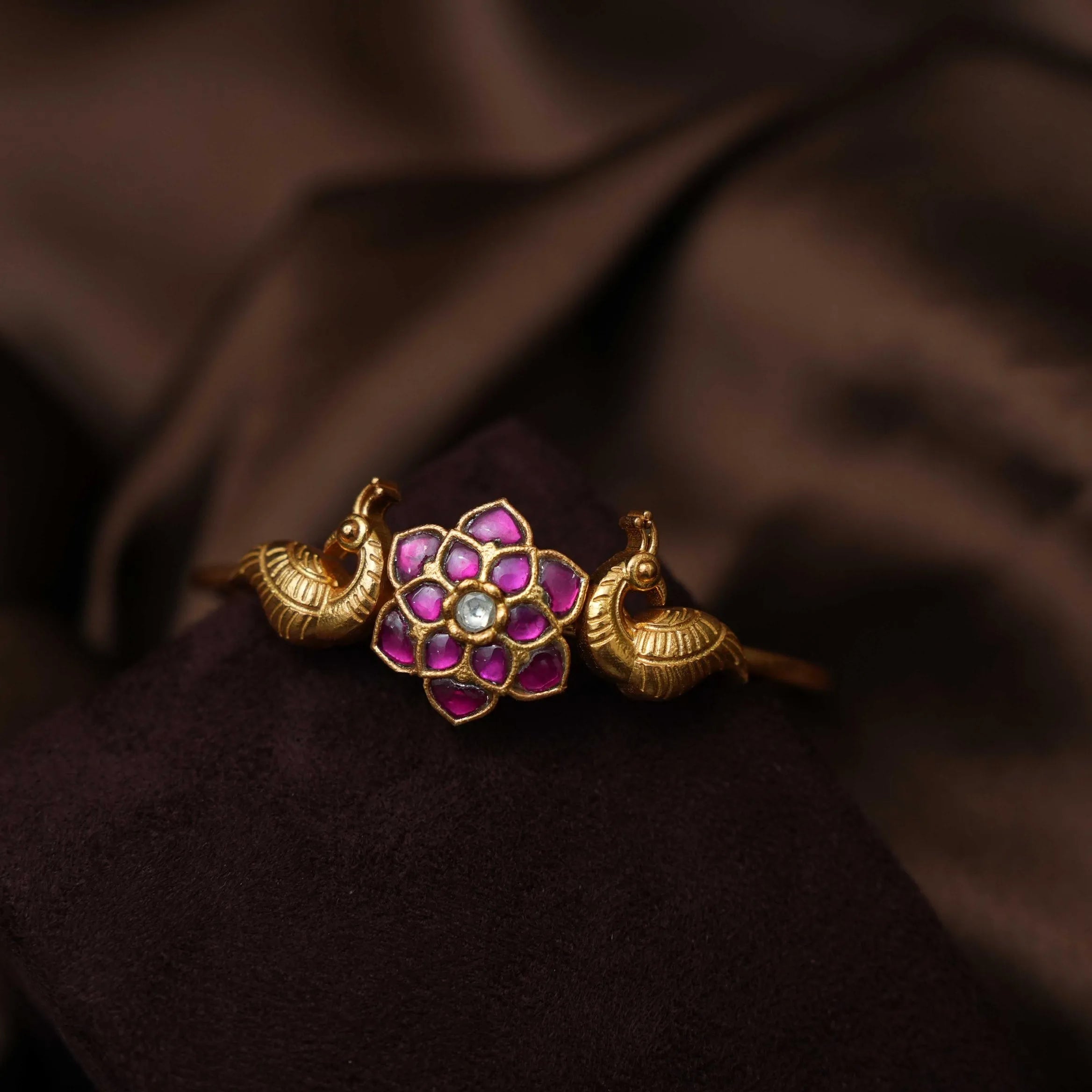 Anaya Silver Kada Bangle