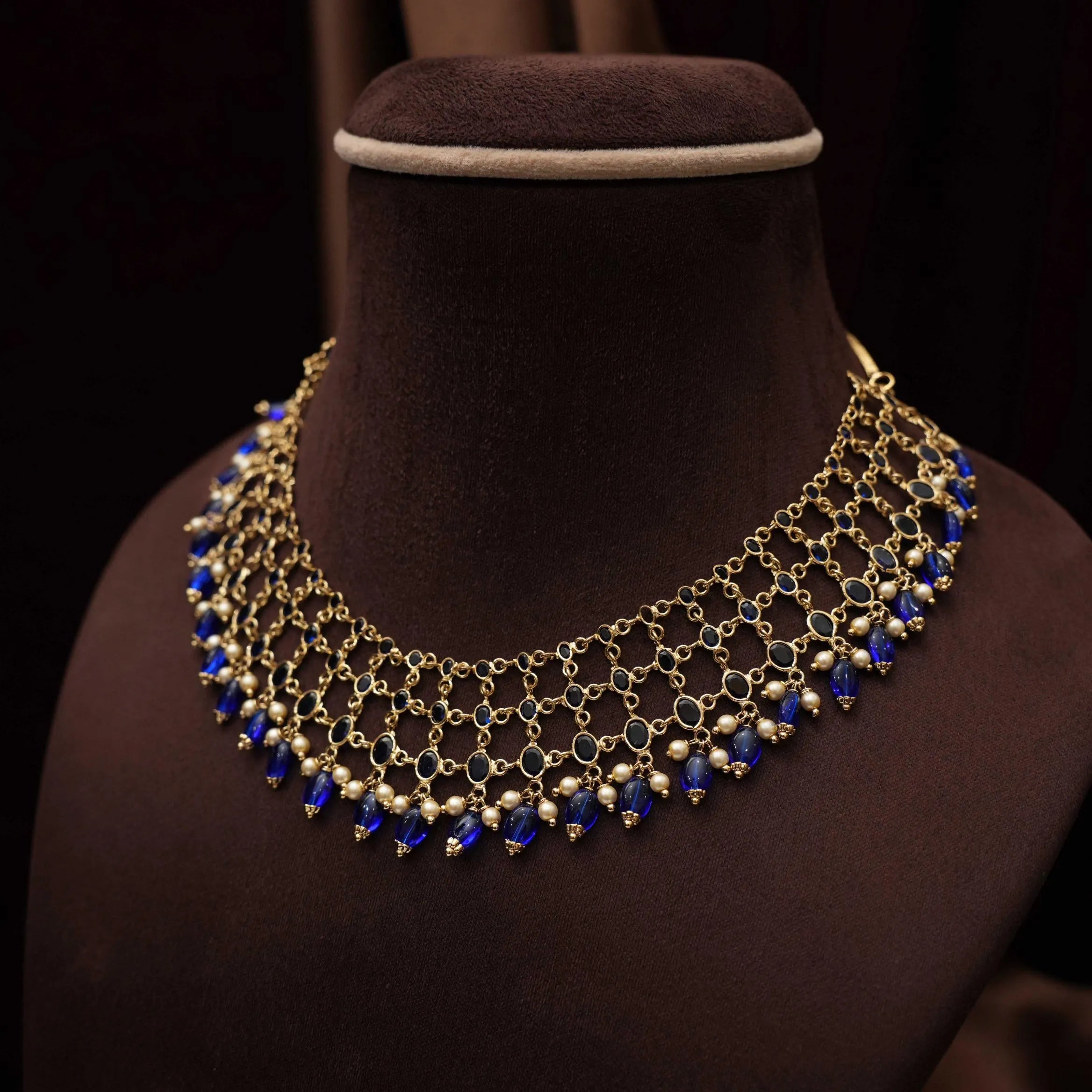 Anchala Beaded Antique Necklace