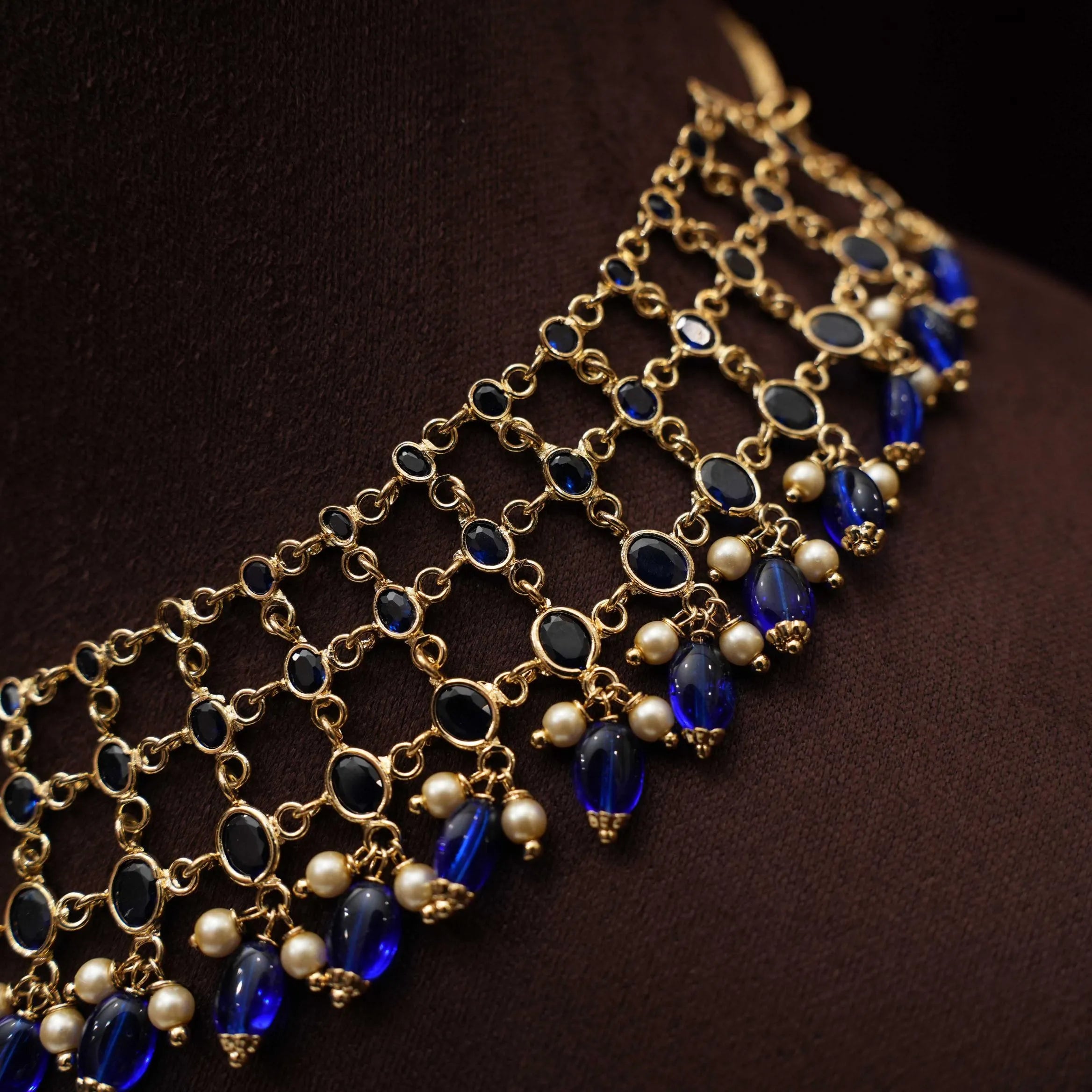 Anchala Beaded Antique Necklace