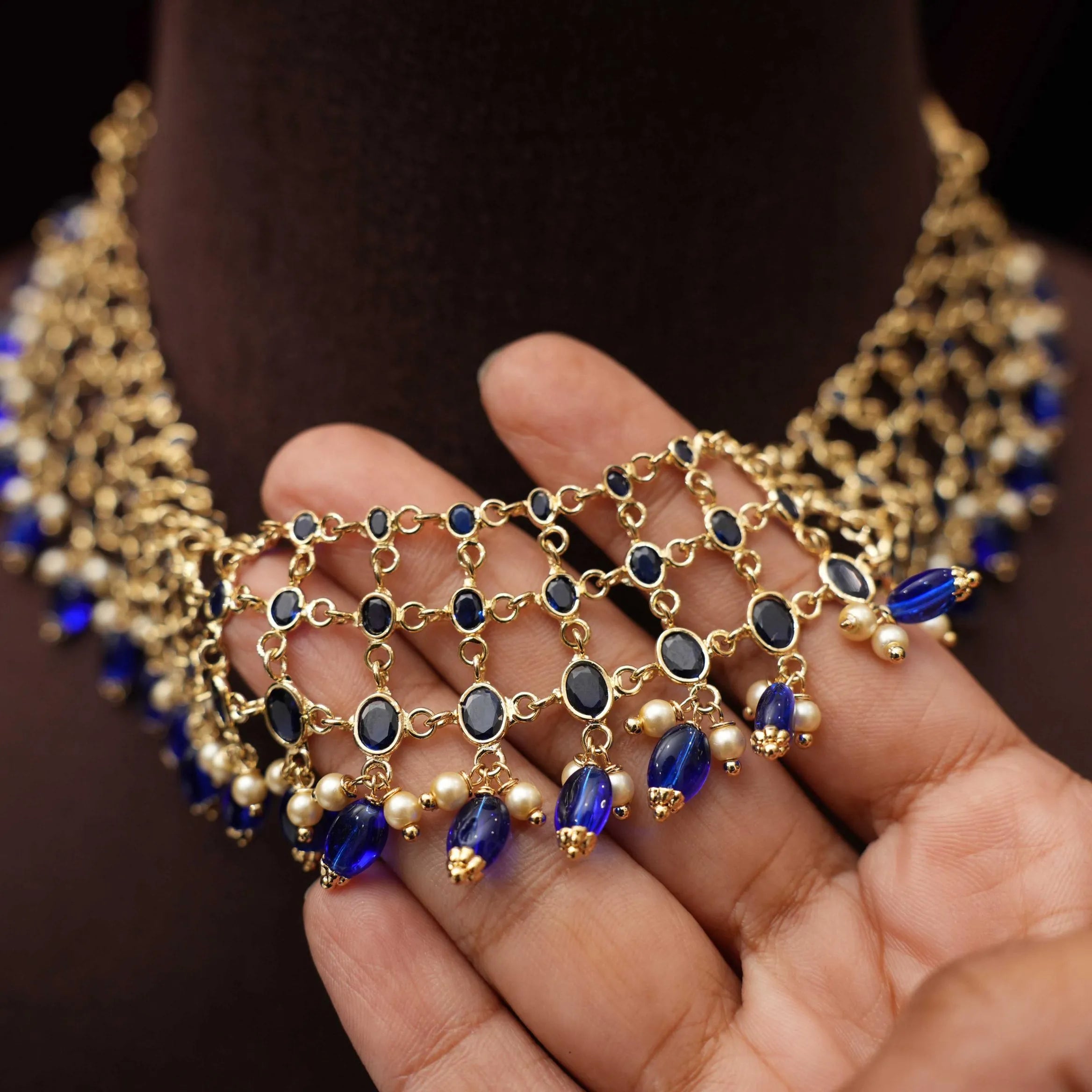 Anchala Beaded Antique Necklace