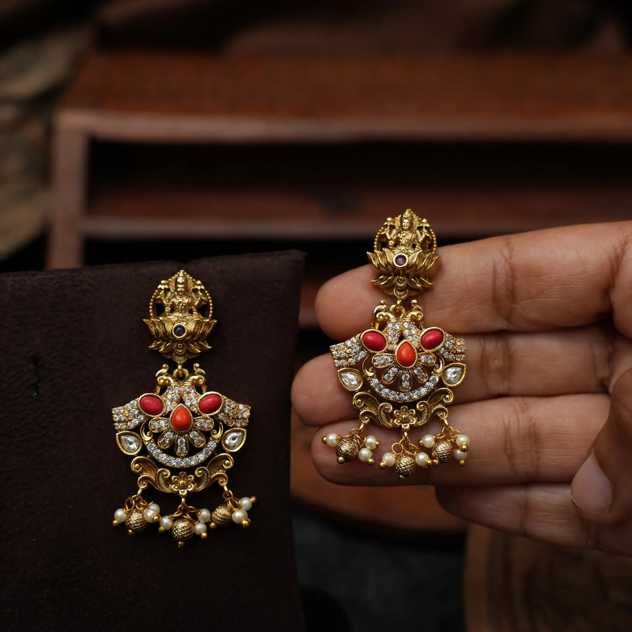 Anicha Antique Designer Earrings
