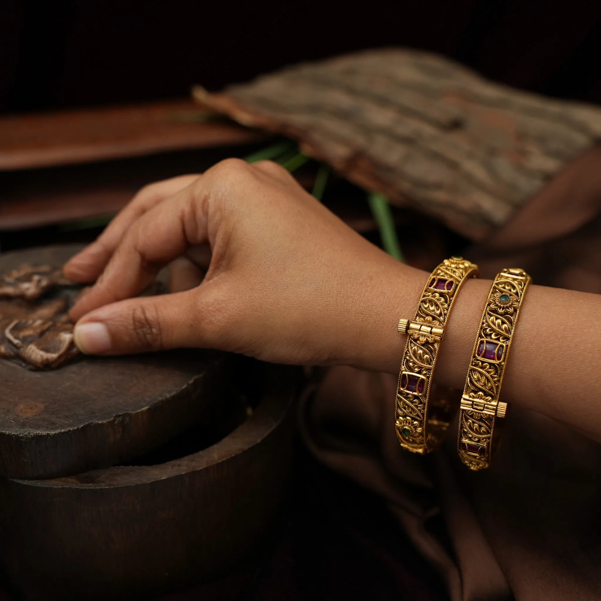 Anika Antique Bangles