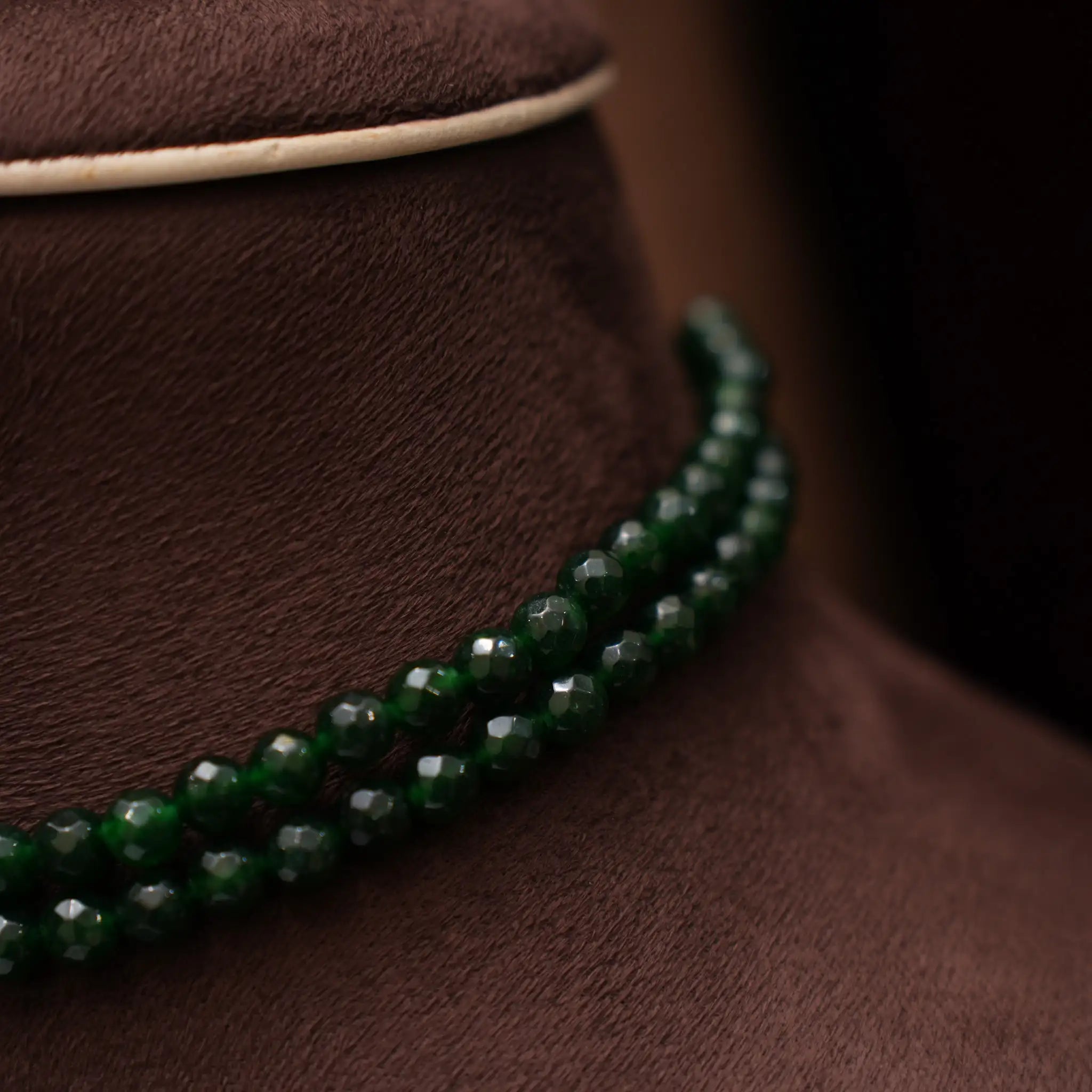 Anila Beaded Choker - Green
