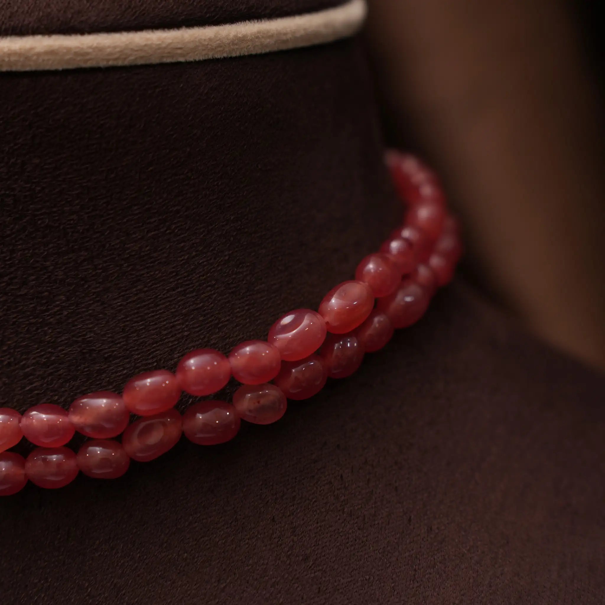 Anila Beaded Choker - Pink