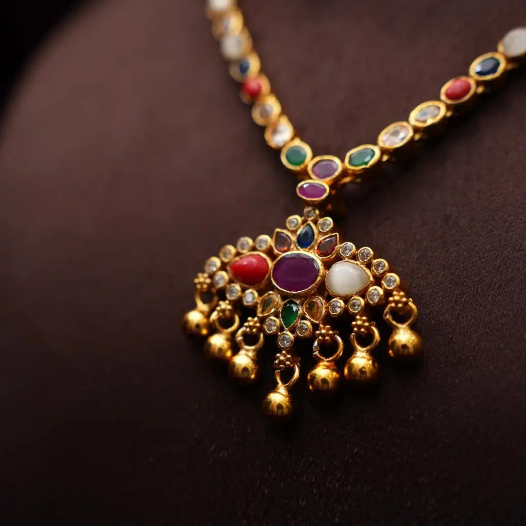 Anisha Silver Reversible Necklace