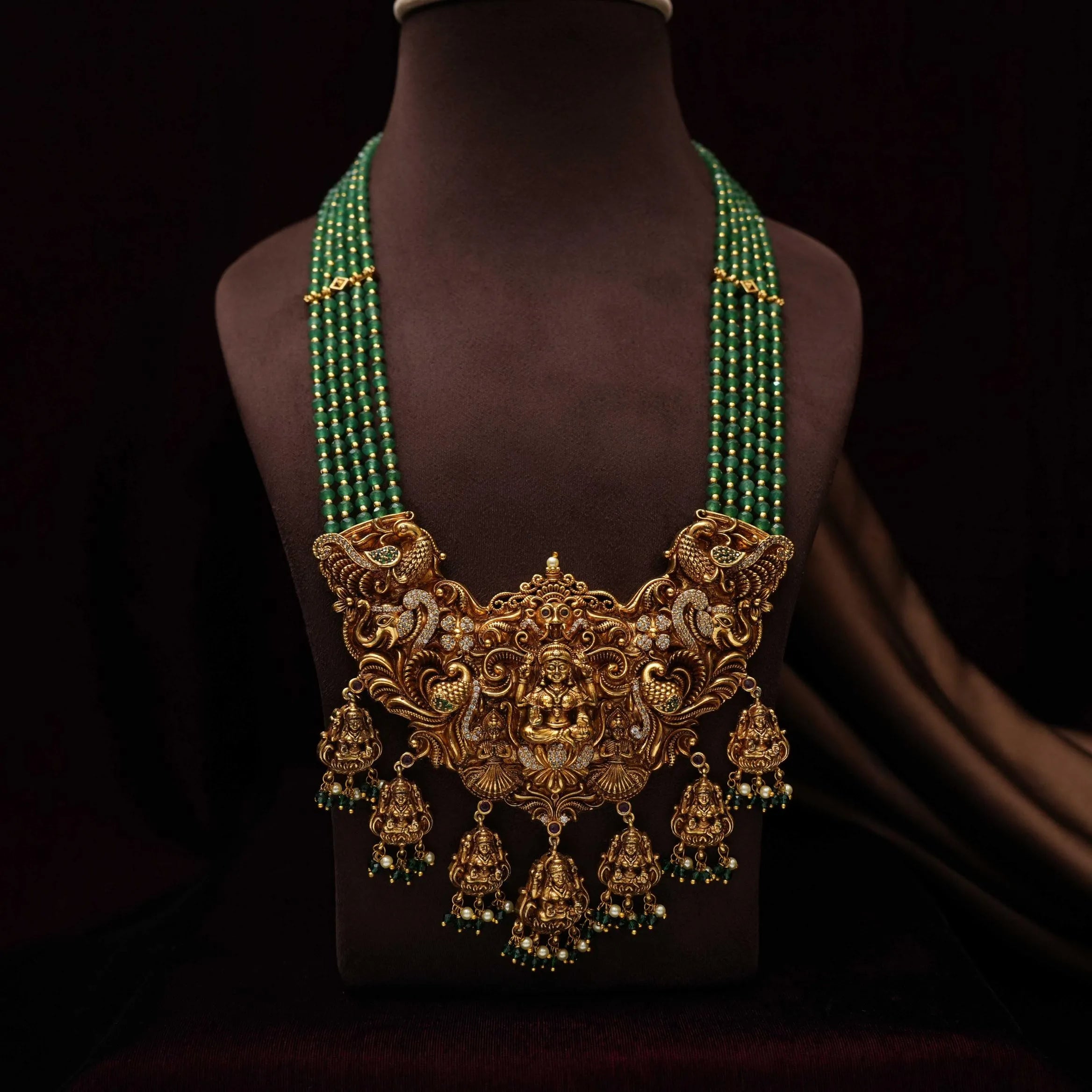 Anjali Antique Beaded Necklace