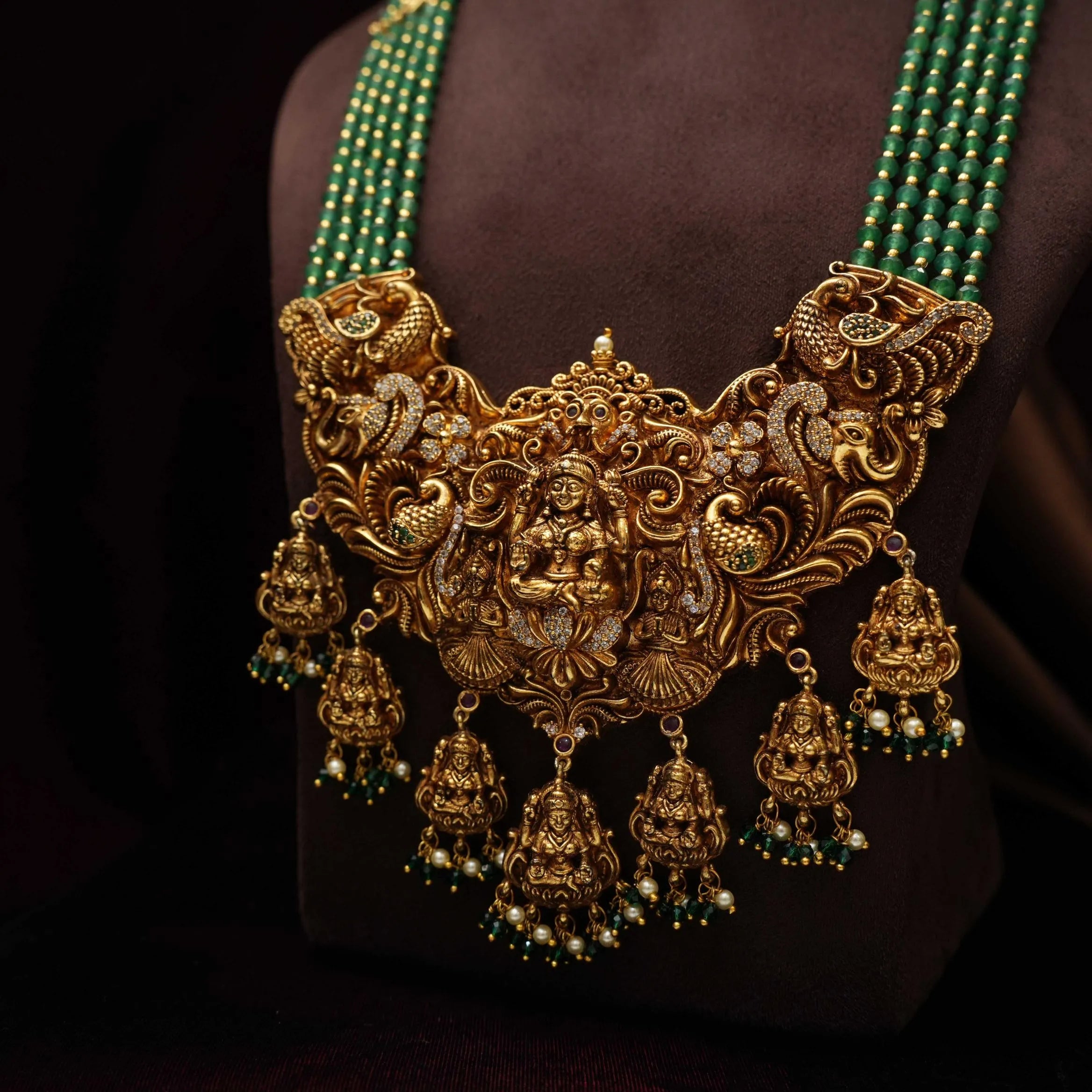 Anjali Antique Beaded Necklace