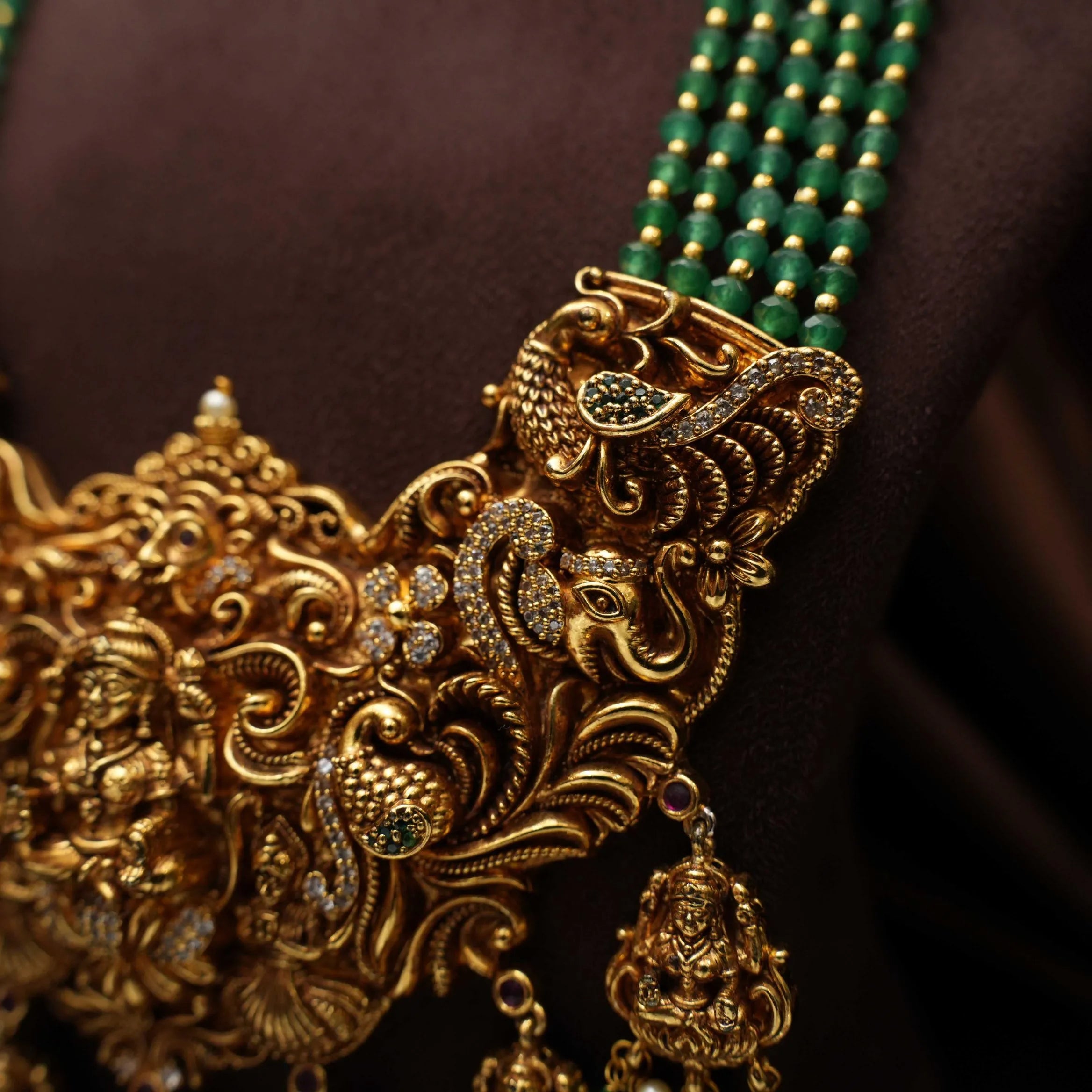 Anjali Antique Beaded Necklace