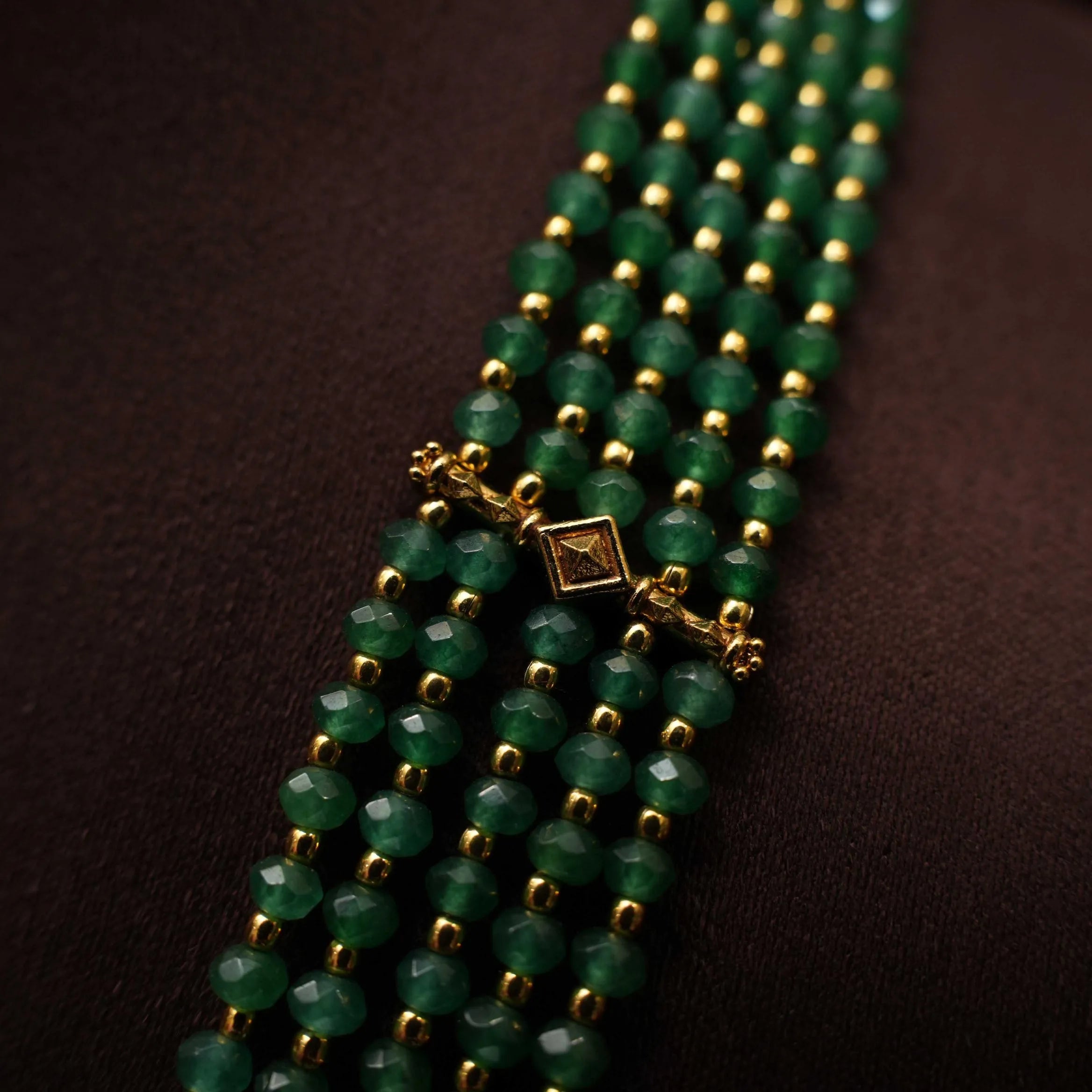 Anjali Antique Beaded Necklace