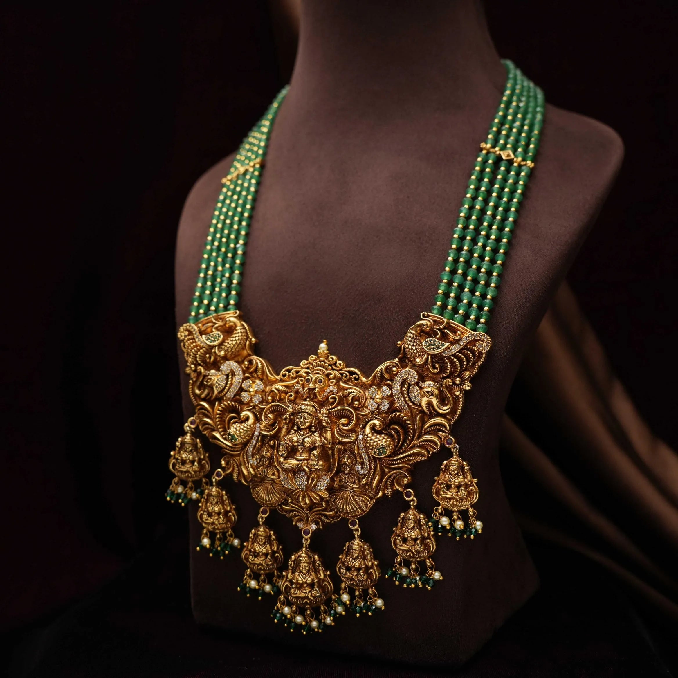 Anjali Antique Beaded Necklace