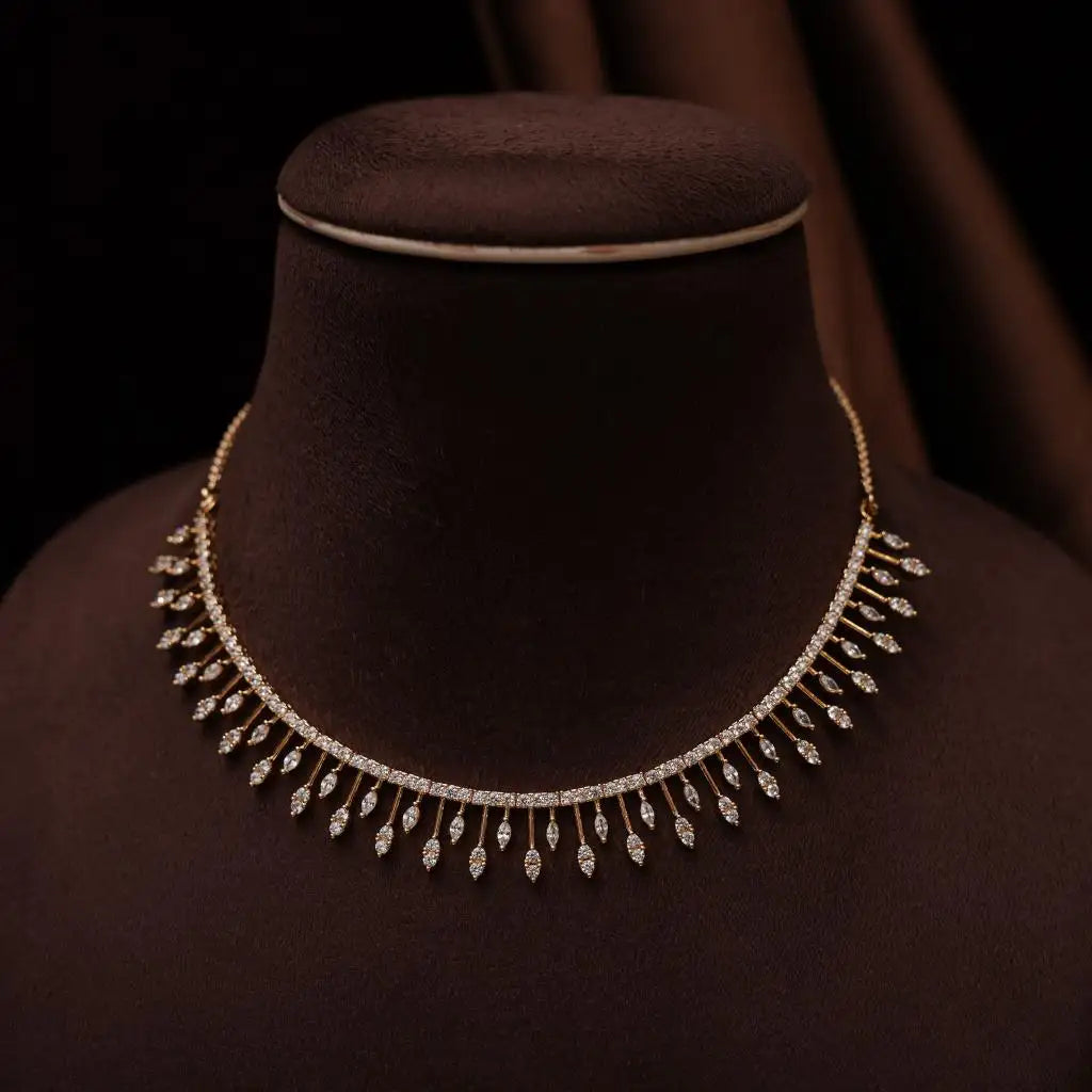 Anjushri Zircon Necklace