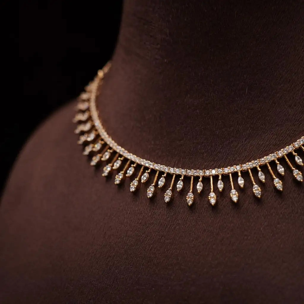 Anjushri Zircon Necklace