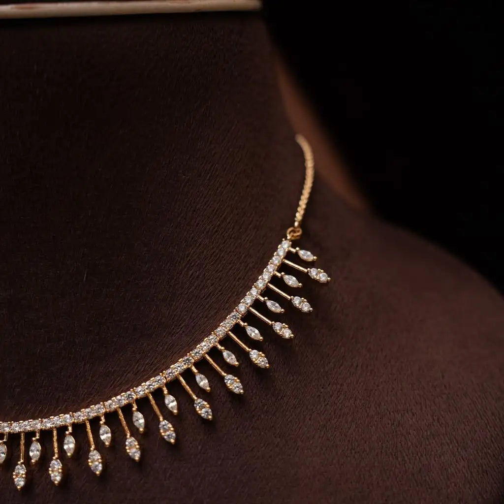 Anjushri Zircon Necklace