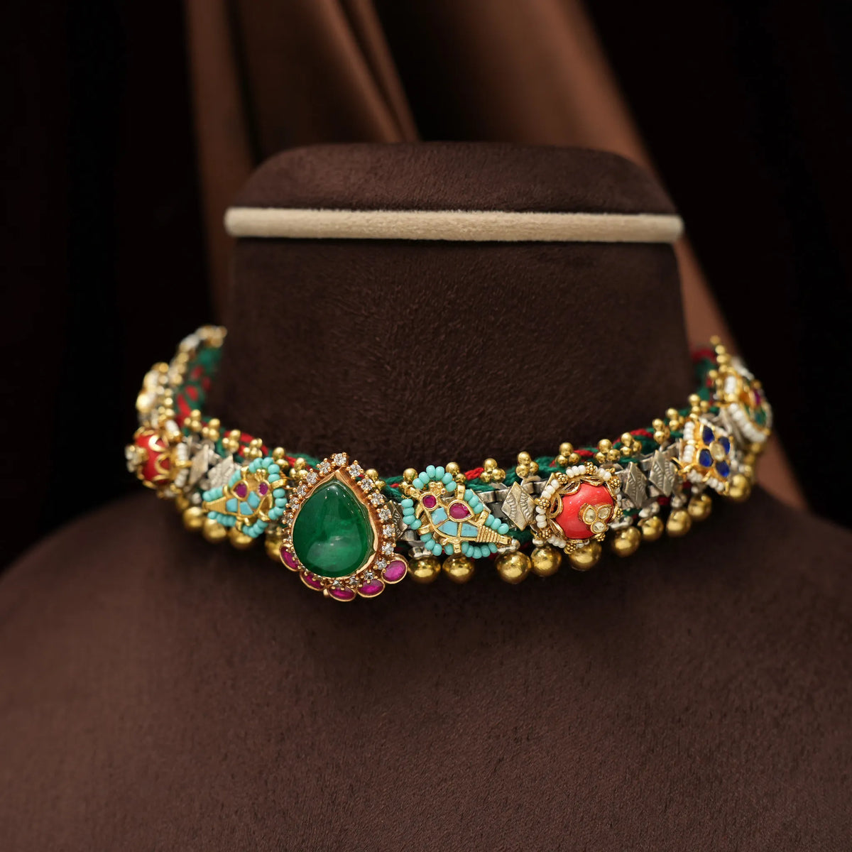 Anouka Victorian Polki Necklace - Veda