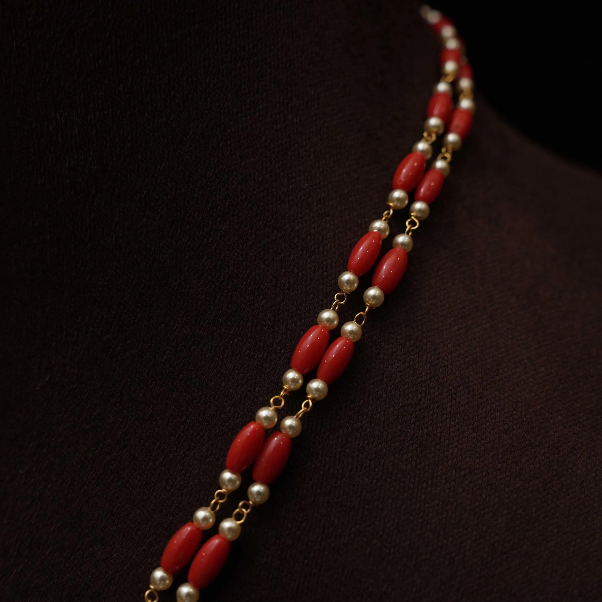 Anvita Beaded Kundan Necklace